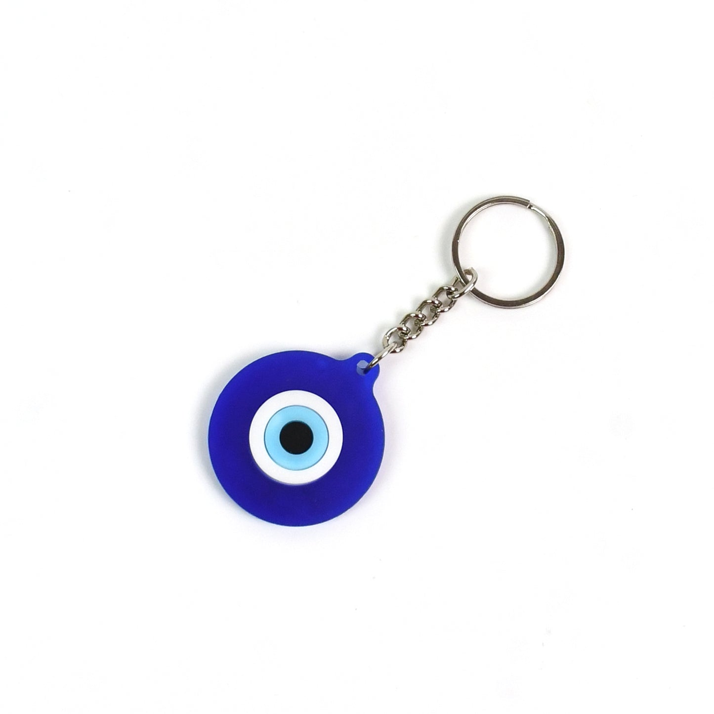 Evil Eye Rubber Silicone Keychain (1 Pc Blue Color) - Happy Price - Image 5