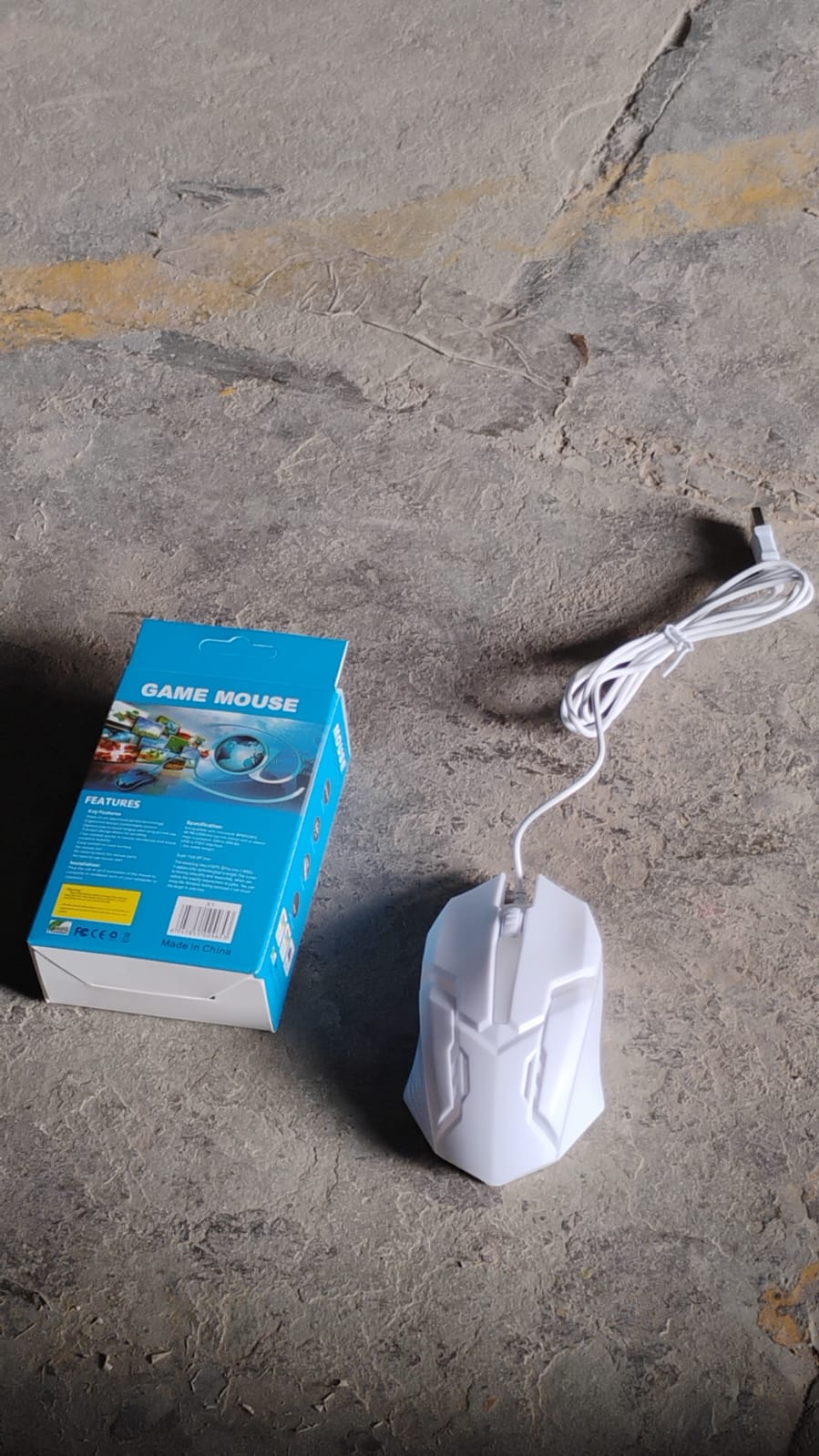 Usb Wired Mouse Gaming Mouse Colorful Lighting Luminous (1 Pc Wihte) - Happy Price - Image 7