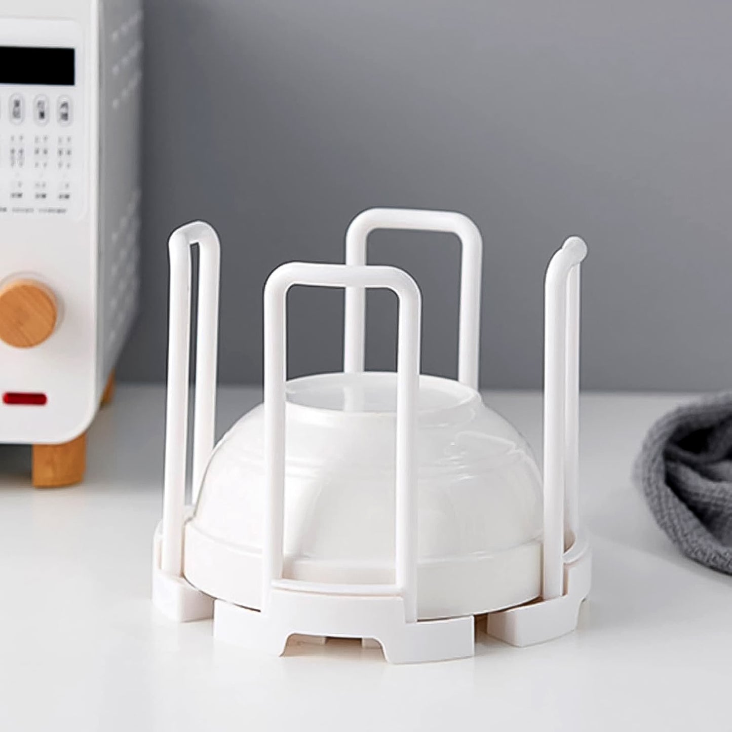 Plastic Bowl Organizer Rack for Kitchen Countertops (1 Pc) - Happy Price - Image 5