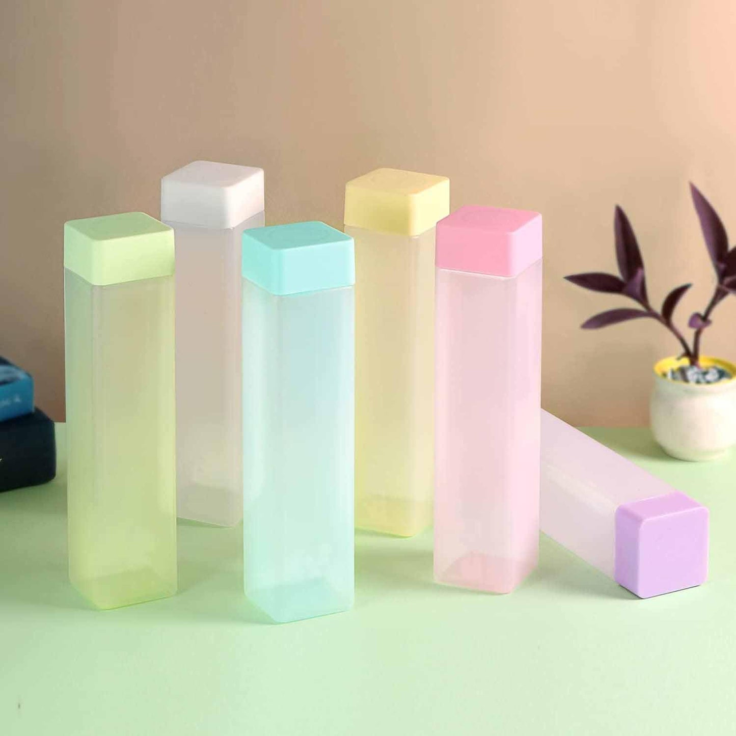 Set of 6 Square Plastic Water Bottles - 1.5 Litre Each - Happy Price - Image 2