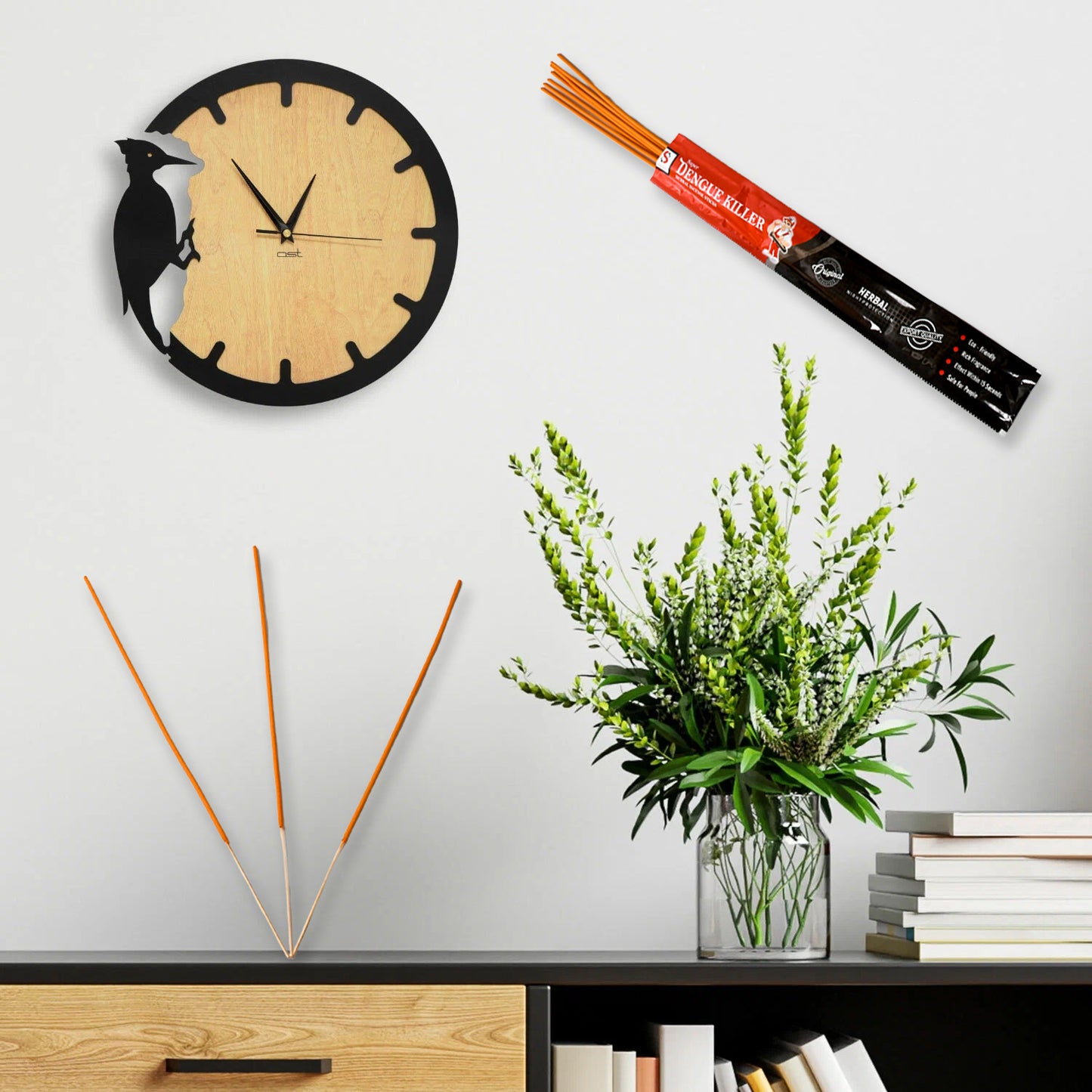 Mosquito Agarbatti Stick Herbal Mosquito Agarbatti (1 Packet 10 Sticks) (Incense Stick) - Happy Price - Image 5