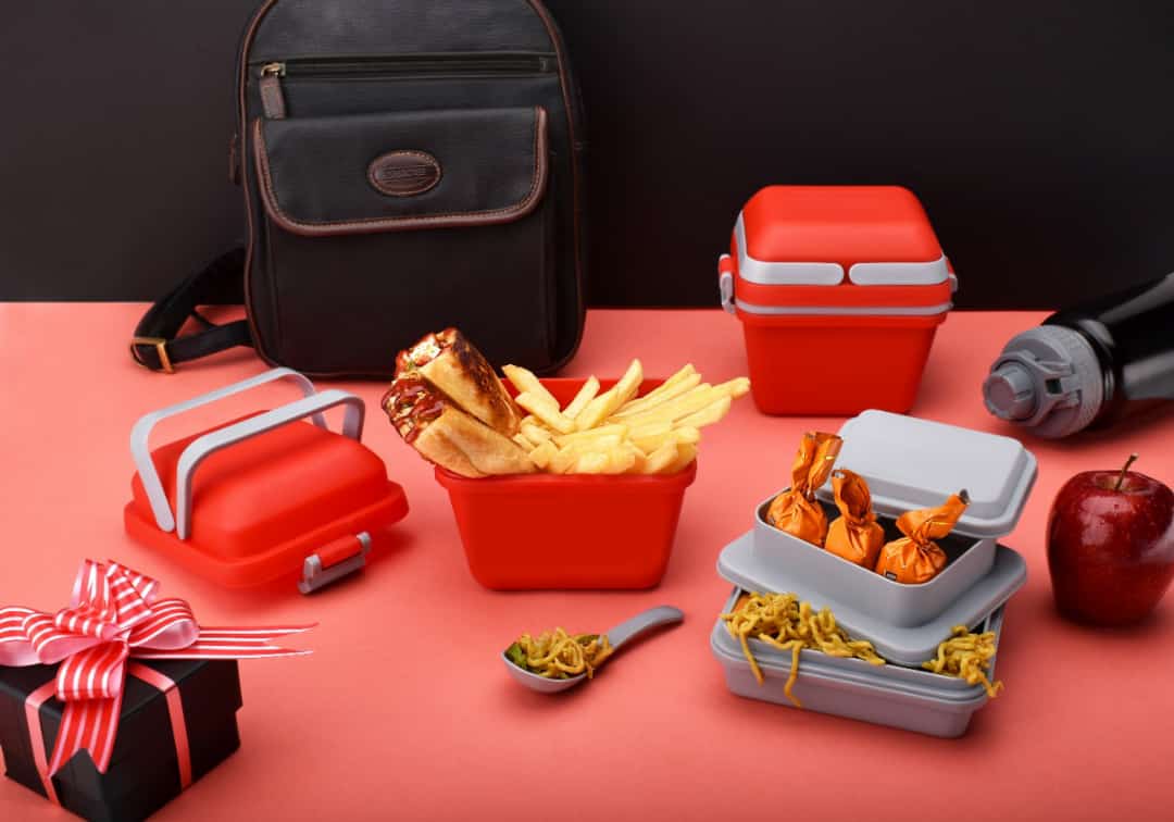 Airtight Lunch Box With Handle Push Lock - Happy Price - Image 3
