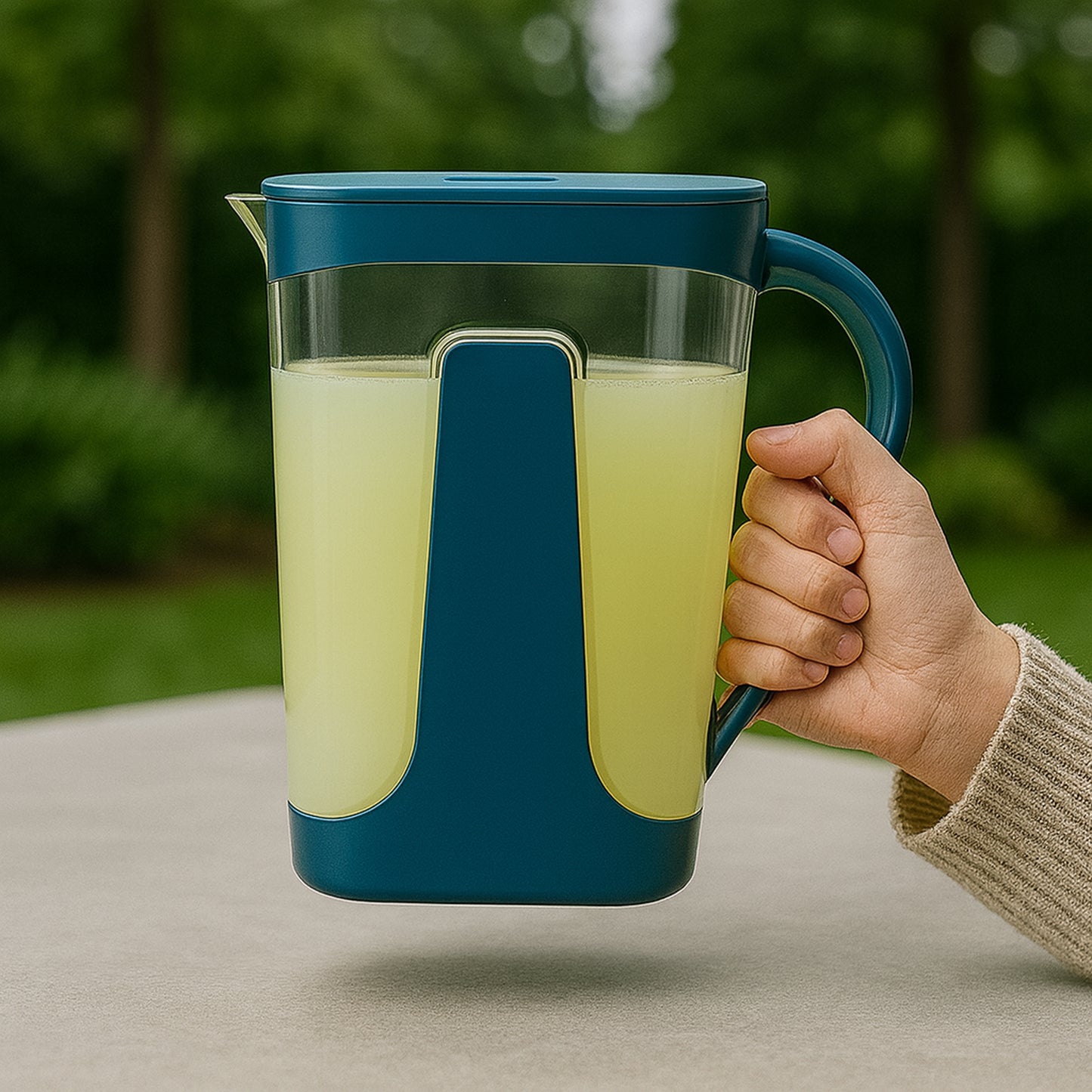 2000ml Transparent Water Jug with Handle and Lid - Happy Price - Image 6