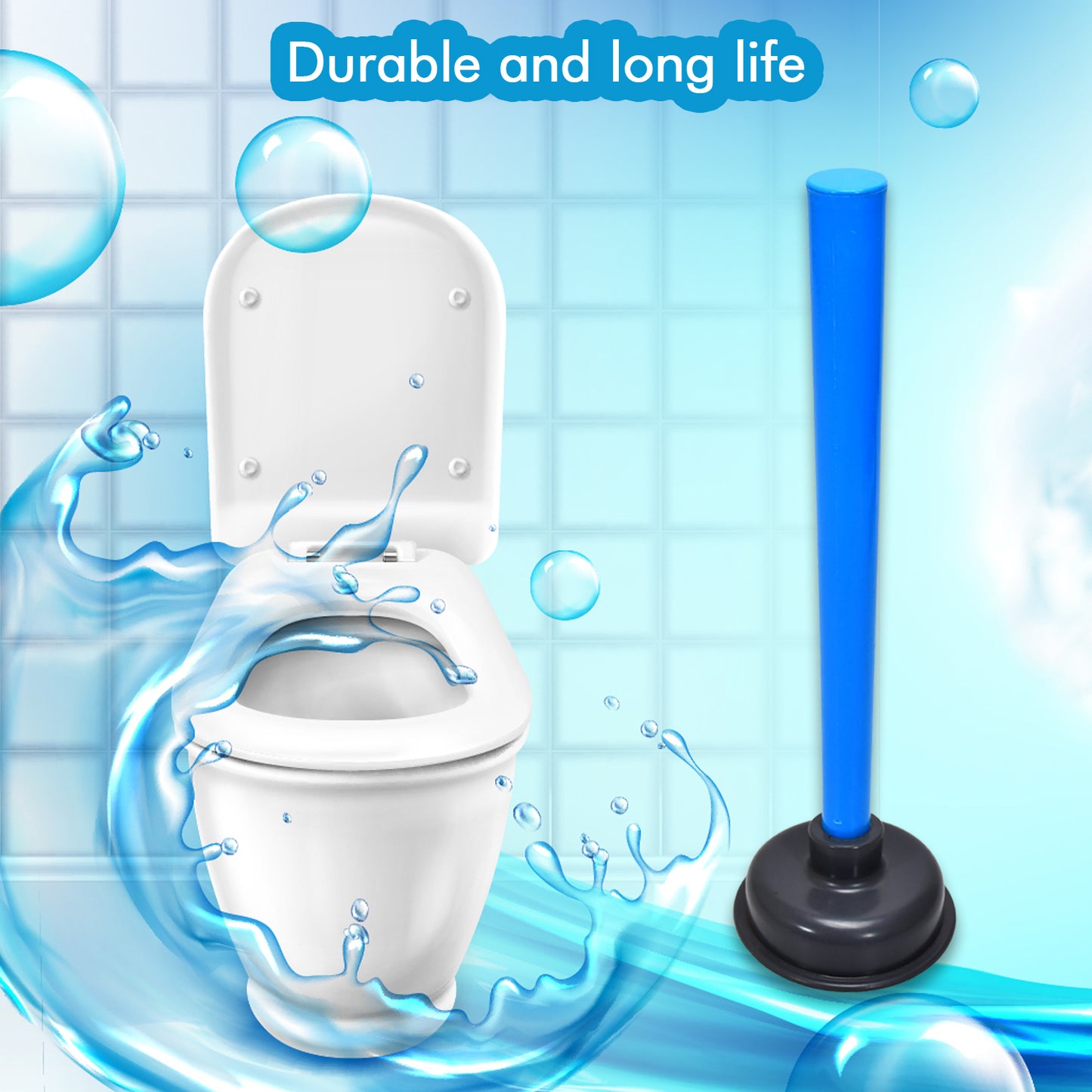 Powerful Toilet Unclogger & Drain Plunger for Home Use - Happy Price - Image 7