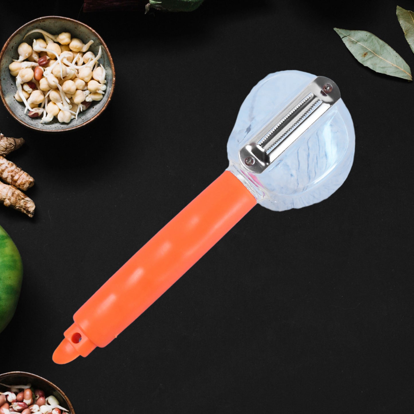 Home Kitchen Cooking Tools Peeler With Container Stainless Steel Carrot Cucumber Apple Super Fruit Vegetable Peeler - Happy Price - Image 4