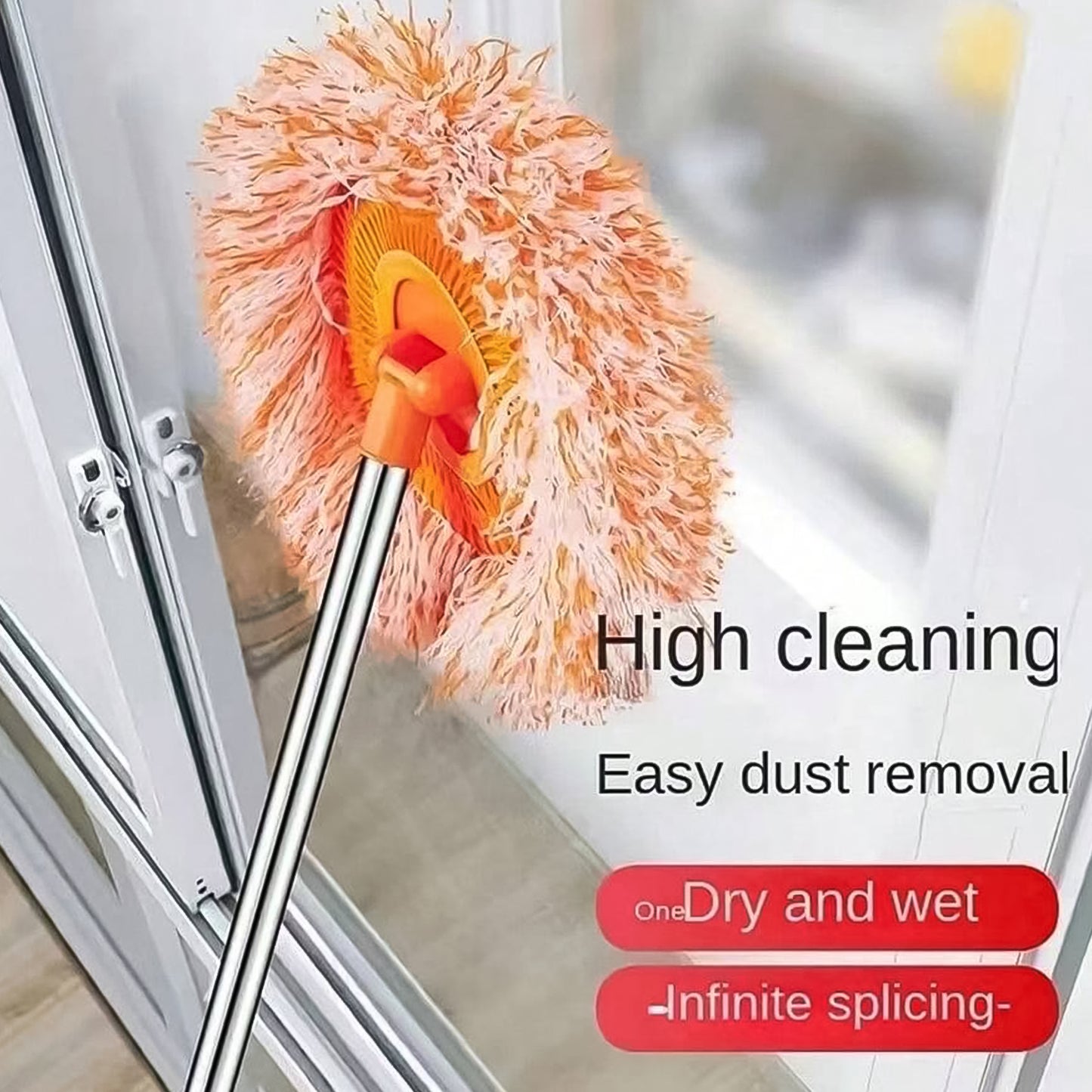 Mop Cleaning Mop Rotatable Spin Mop (110 Cm 1 Pc) - Happy Price - Image 3