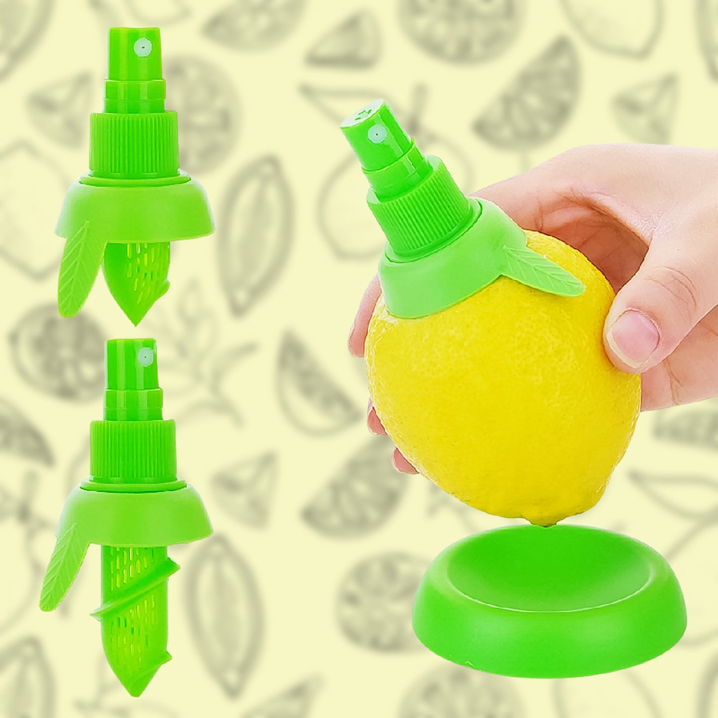 Creative Lemon Sprayer Fruit Juice Citrus Lime Juicer (3 Pcs Set) - Happy Price - Image 6