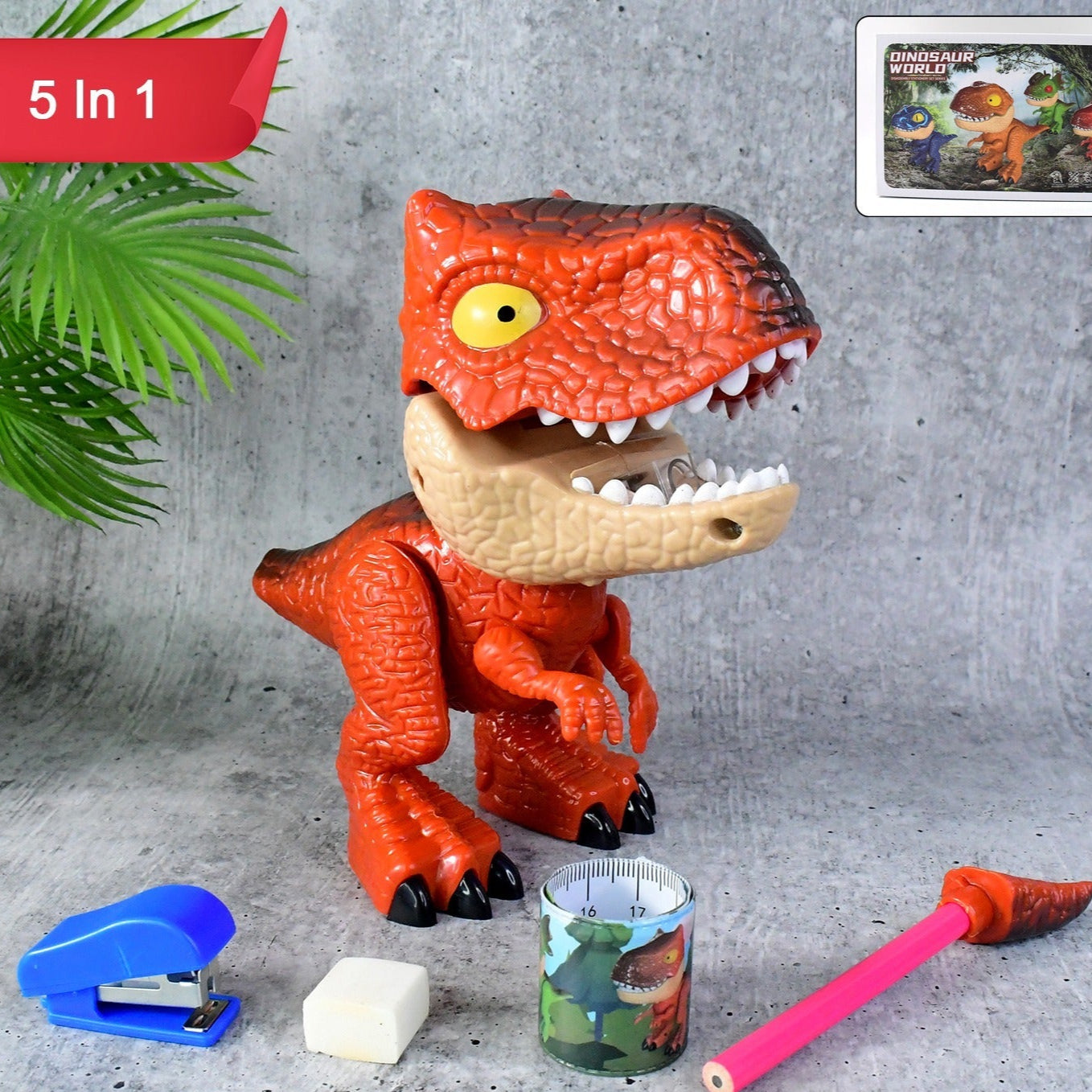 Dinosaur Shaped Stationery Gift Set For Kids Set - Happy Price - Image 1