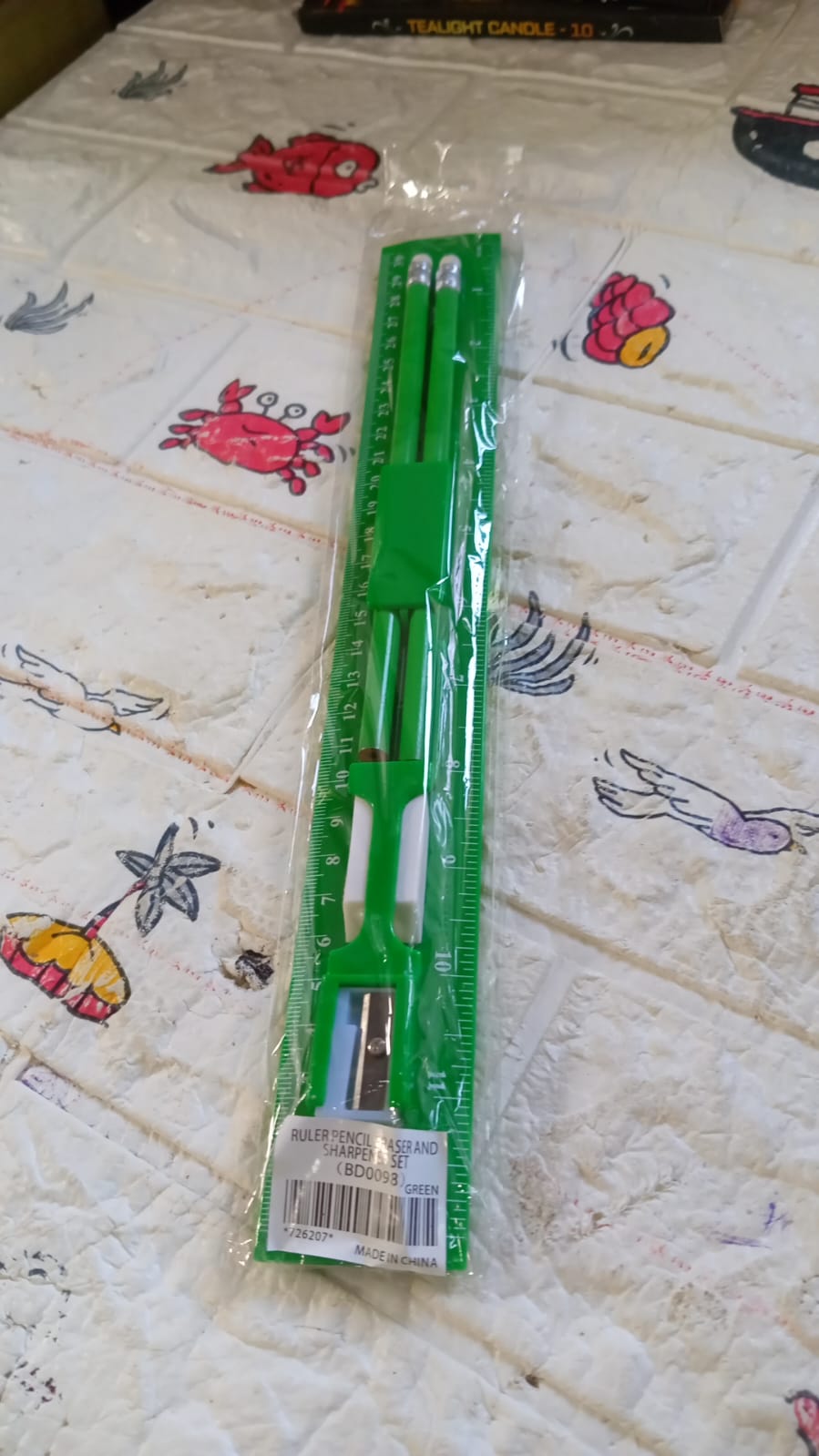 School Office Set (Ruler 2 Pencils Eraser Sharpener) Stationary Set 5 Items Educational Item For School Going Kids Stationary Set For Girls Boysstationary For Schoolgift Pack For Girls Kidsbirthday Gift Kids (5 Pc Set ) - Happy Price - Image 7