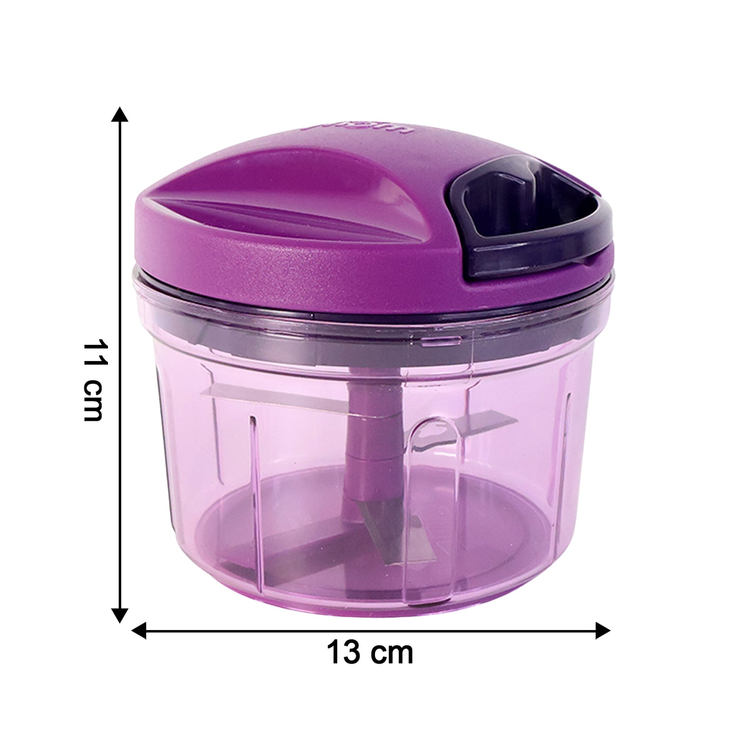 Handy Vegetable Chopper with Pull String, 750 ML Capacity (1 Pc) - Happy Price - Image 5