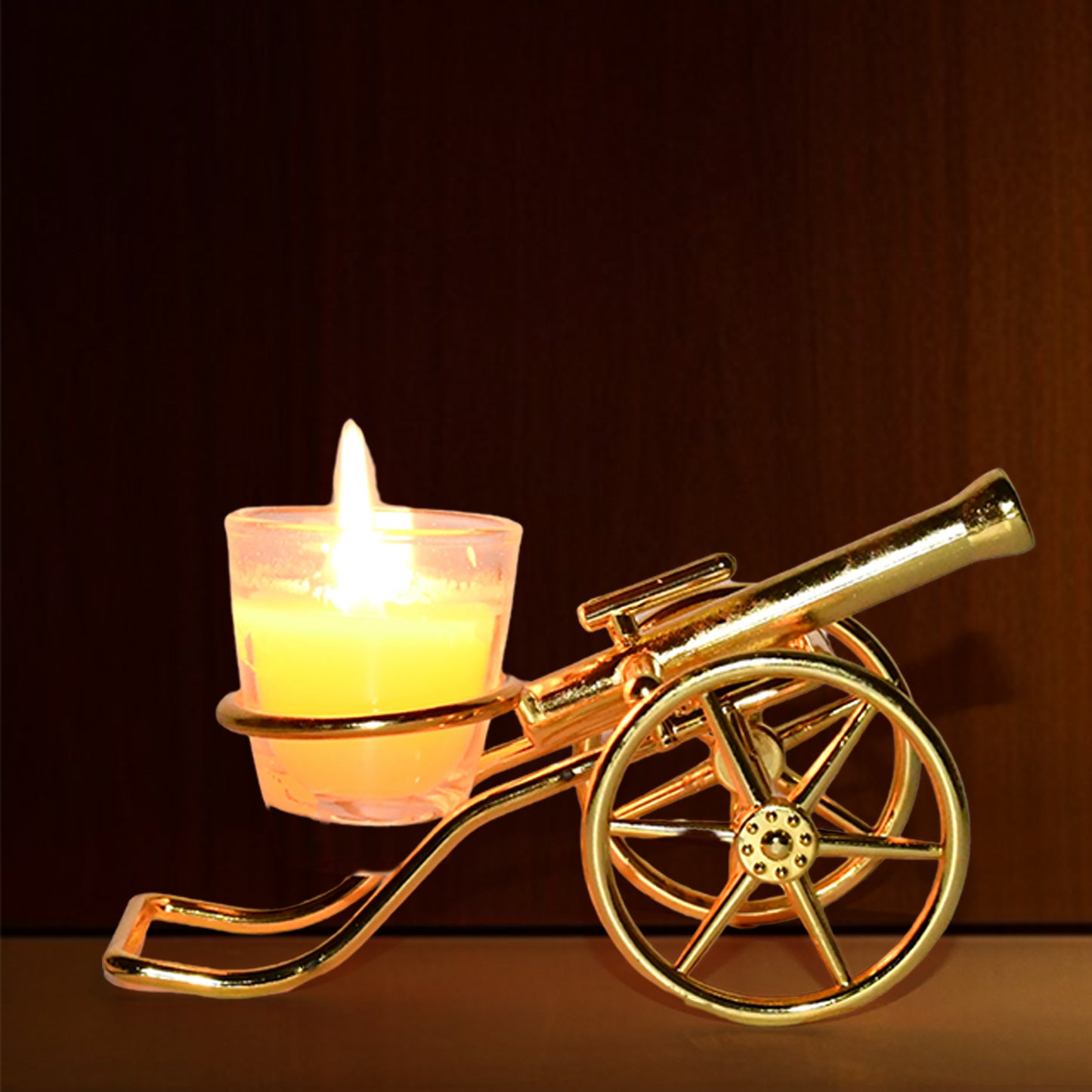 Top Cannon Tealight Holder Candle Holder (1 Pc) - Happy Price - Image 2