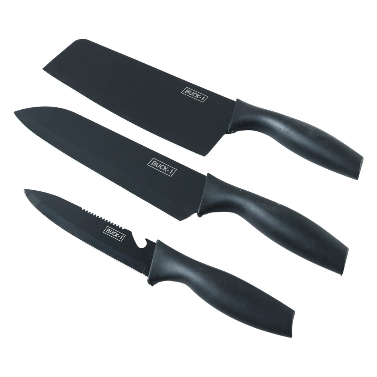 3-Piece Kitchen Knife & Chopping Board Set for Home Cooks - Happy Price - Image 4