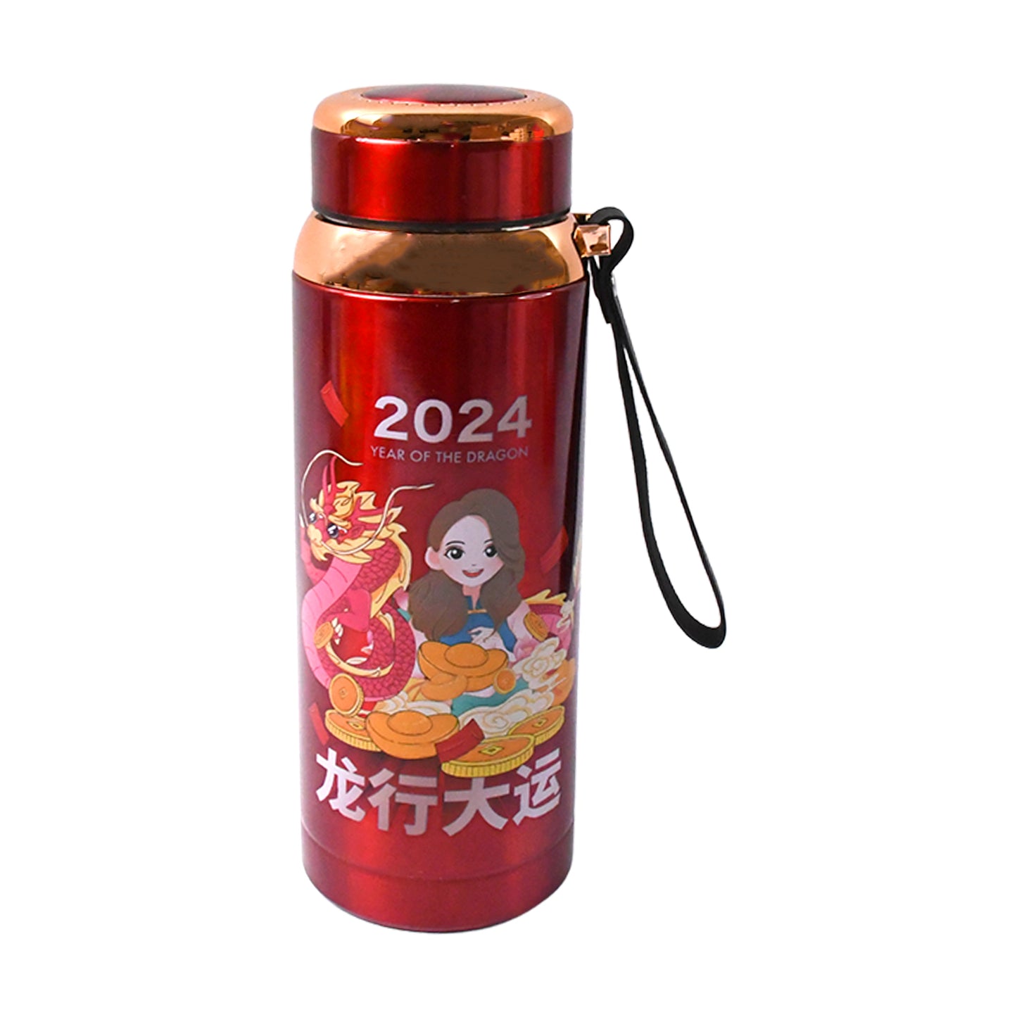 Printed Vacuum Insulated Water Bottle (1pc 800 Ml) - Happy Price - Image 5