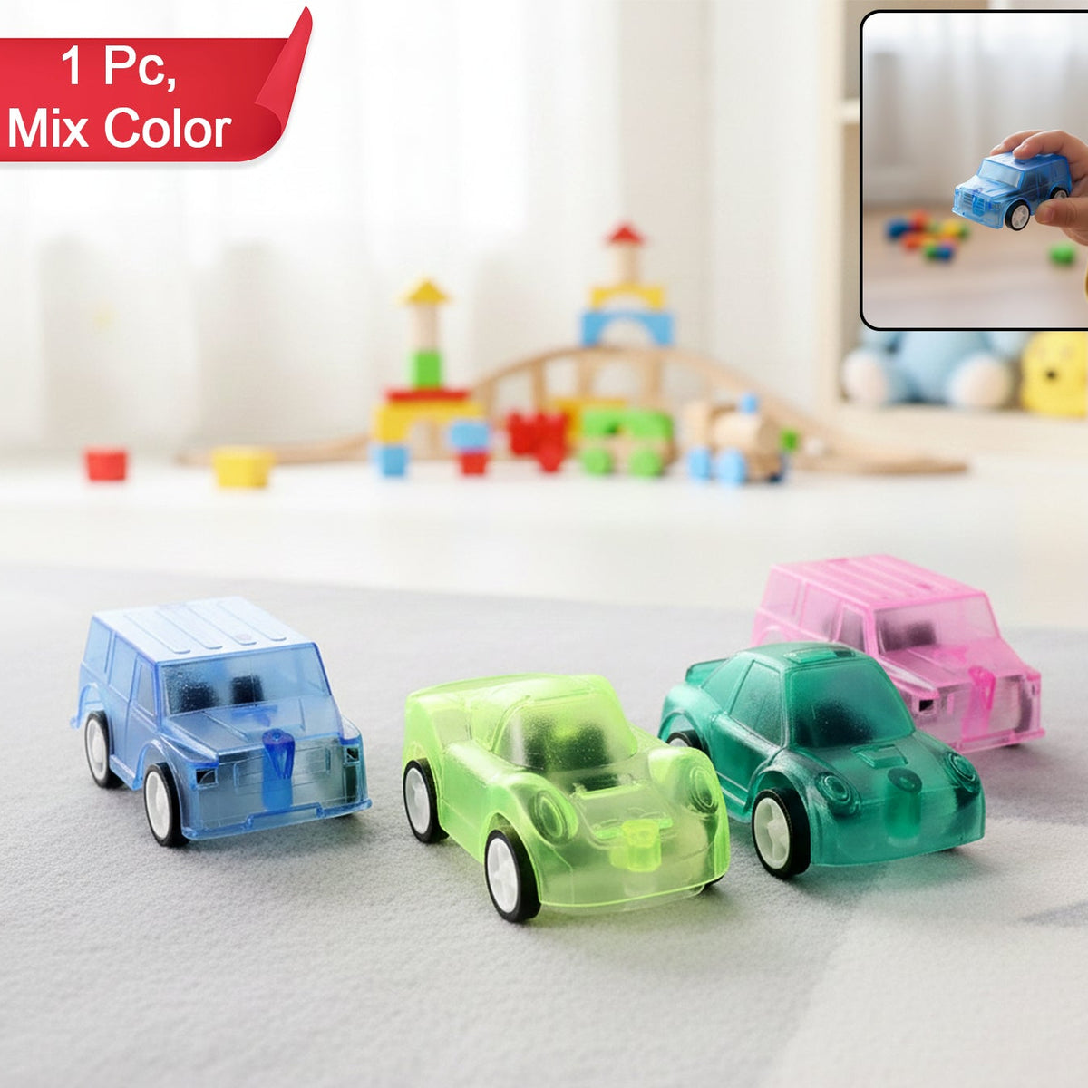Mini Pull Back Toy Car for Kids (1 Pc) - Happy Price - Image 1