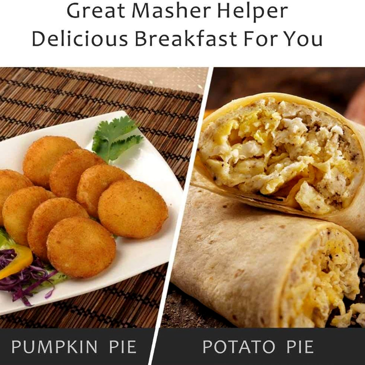 Apex L-handle Stainless Steel Potato Masher Ergonomic Grip (1 Pc) - Happy Price - Image 3