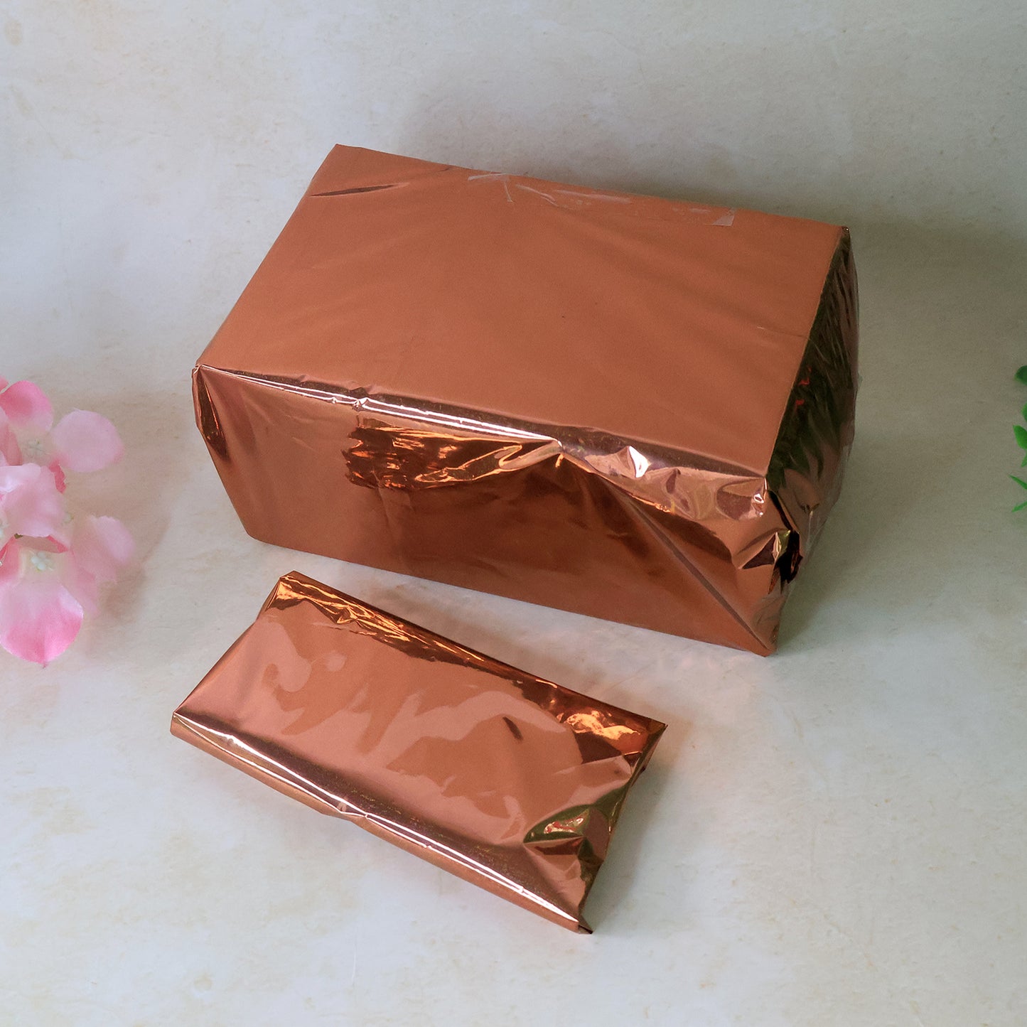 Premium Metallic Gift Wrapping Paper Sheets 45 Sheets Approx (70 X 50 Cm Mix Color) - Happy Price - Image 5