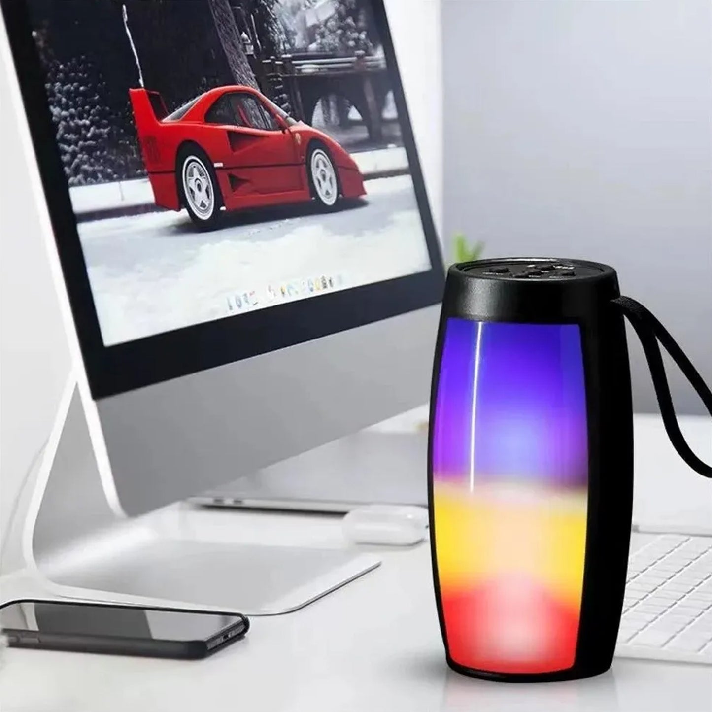 Portable Bluetooth Speaker with Disco Light - Travel & Party Ready - Happy Price - Image 3