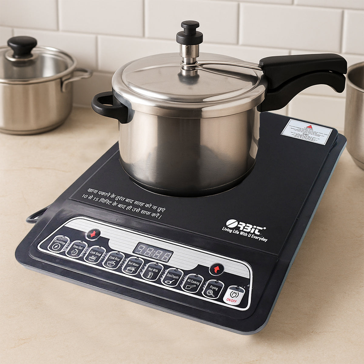 2000W Digital Induction Cooker with Touch Control & LED Display - 1 Pc - Happy Price - Image 4