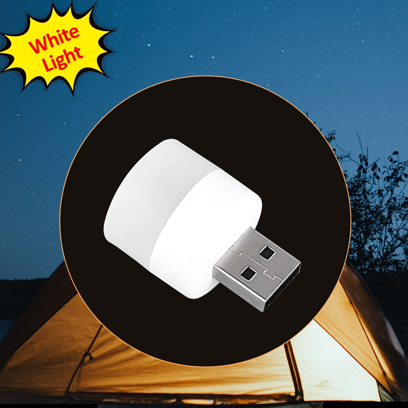 Compact USB LED Bulb for Portable Lighting - Happy Price - Image 1