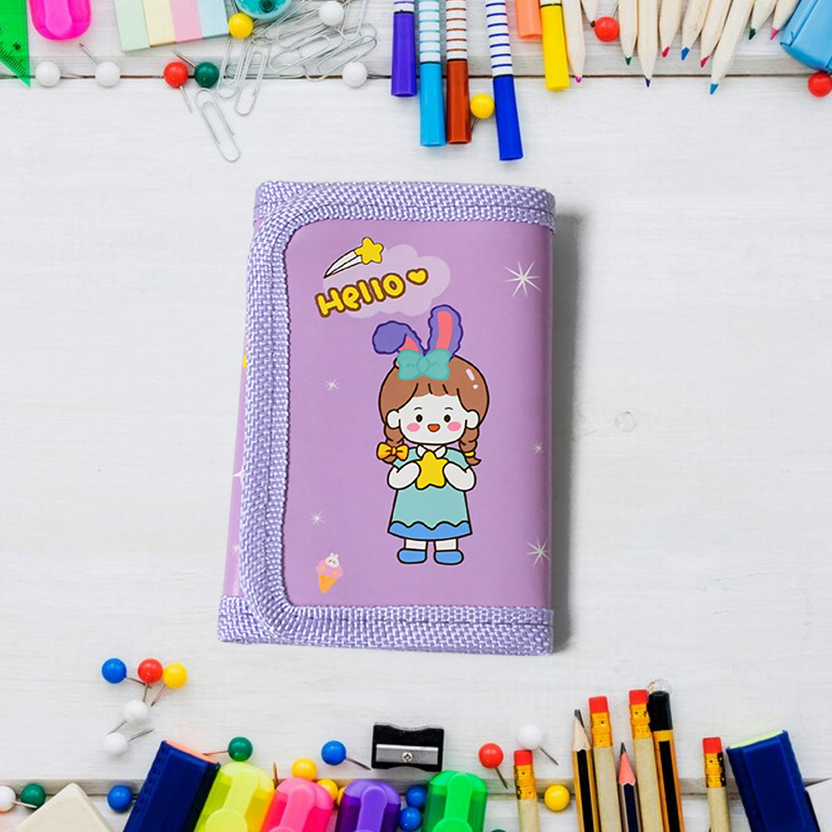 Stationery Set For Girls And Boys Kids Return Gift - 7 In 1 School Items For Kids-pencils Eraser Sharpener Pouch Pencil Extender Birthday Gift Idea Stationary Kit Set For School Kids (Pack Of 7 Pcs Set) - Happy Price - Image 6