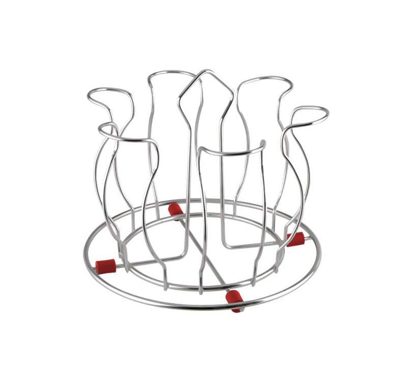 Stainless Steel Stemware Rack - Wall Mount Glass Holder for Kitchen & Bar - Happy Price - Image 1
