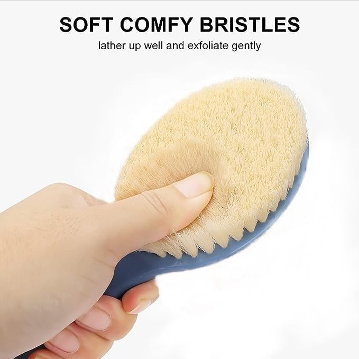 Back Scrubber For Shower Dry Body Brush Back Brush Long Handle (1 Pc B Grade) - Happy Price - Image 6