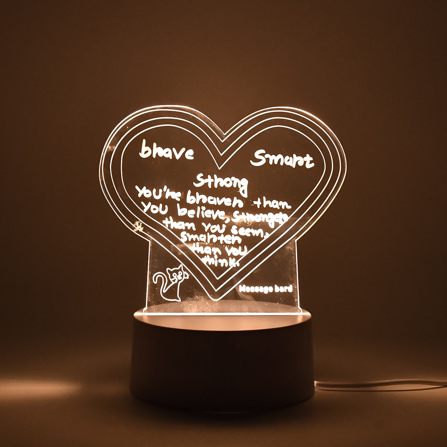 Creative Visualization Lamp 3d Acrylic Decorative Lamp With Pen - Happy Price - Image 2