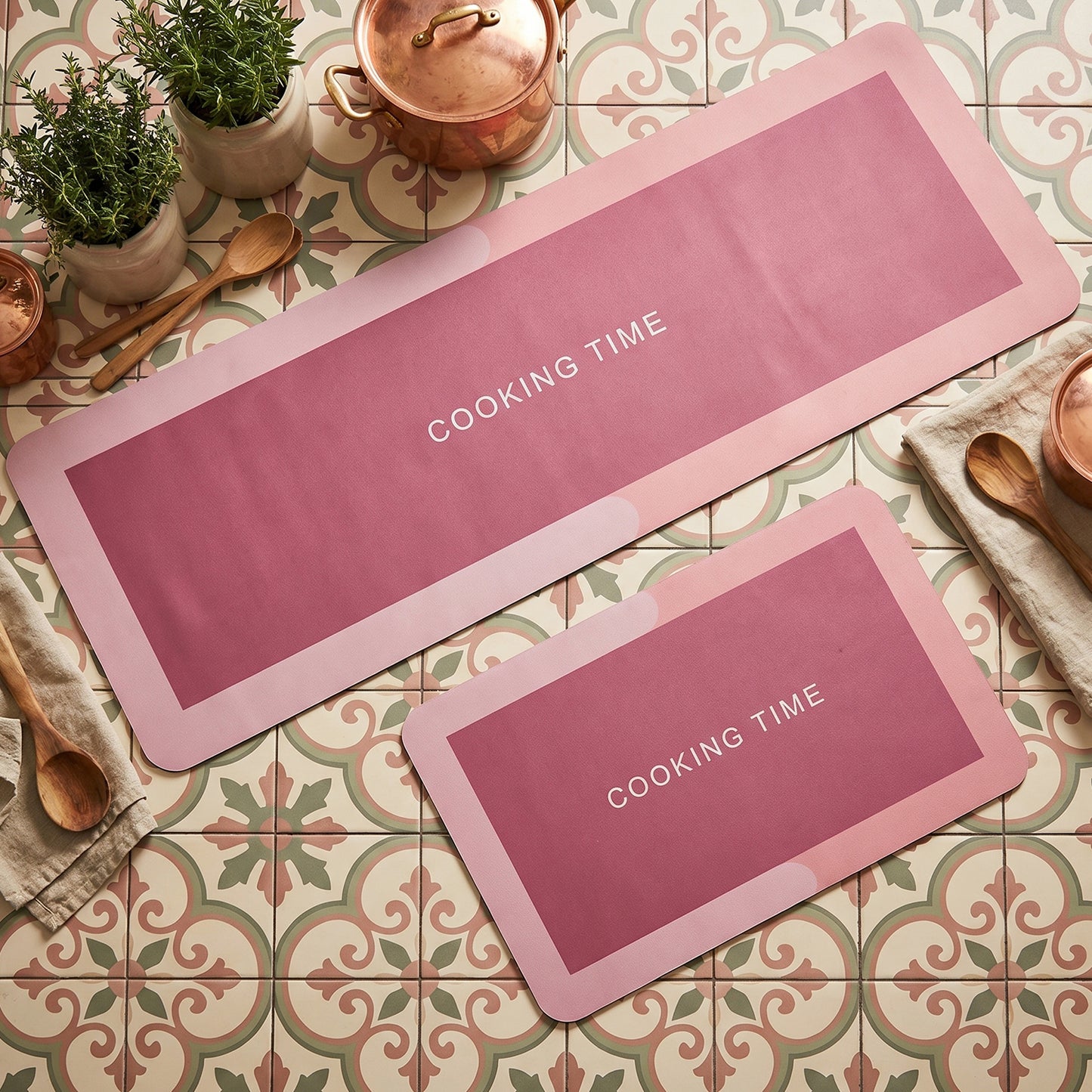 Set of 2 Anti-Slip Kitchen Floor Mats - 120x38 Cm & 58x38 Cm - Great Price - Image 5