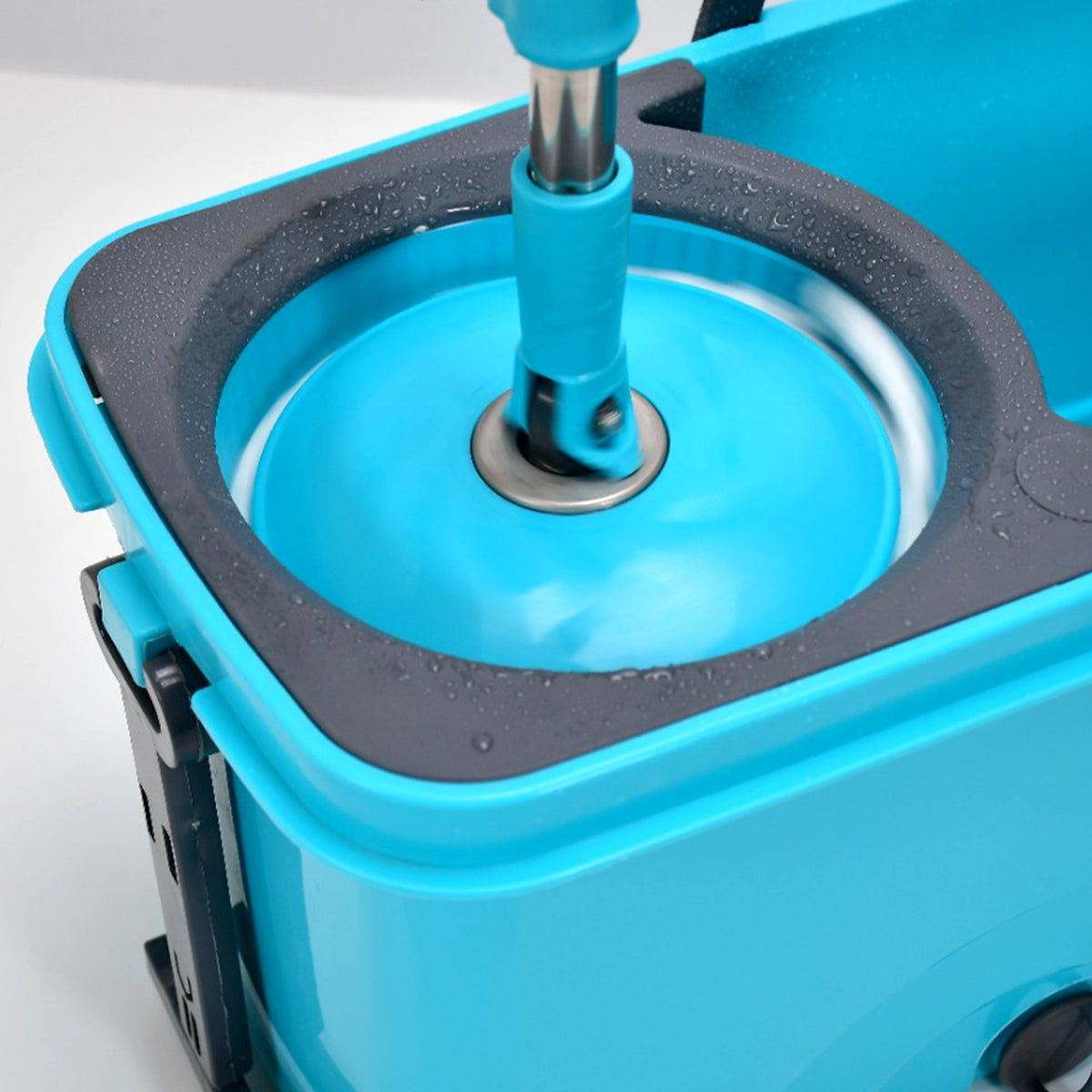 Spin Mop with Wheels and Wringer Bucket for Easy Floor Cleaning - Happy Price - Image 7