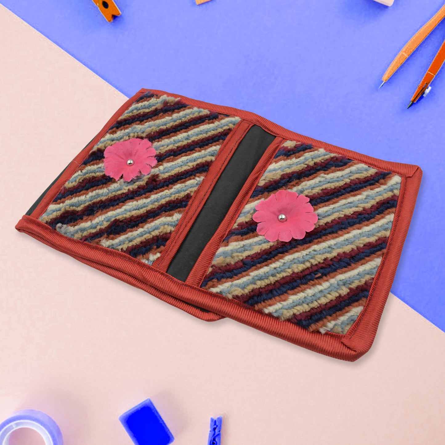 Foldable Hanging Organizer 3 Compartment Pocket Organiser Document Holder Wall Hanging Letter Holder With 3 Pockets Magazinepaper Holder Foldable Hanging Organizer - Happy Price - Image 2