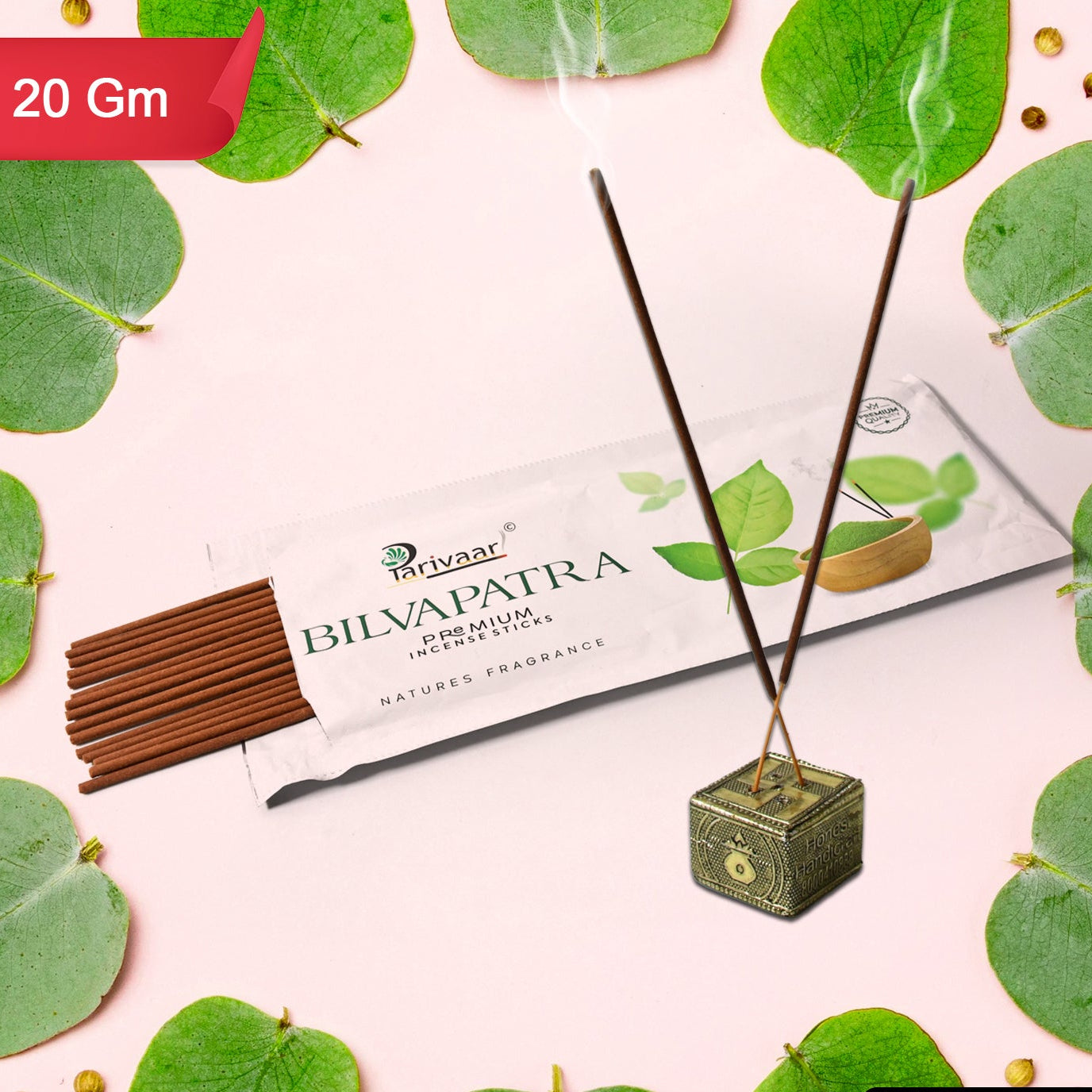 Bilvapatra Premium Incense Sticks Agarbatti (20 Gm Stand Not Included) - Happy Price - Image 1