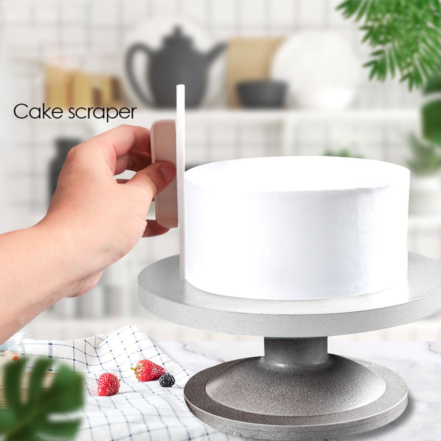 4689 Plastic Cake Candy Pastry Decorating Baking Icing Smoother - Happy Price - Image 4