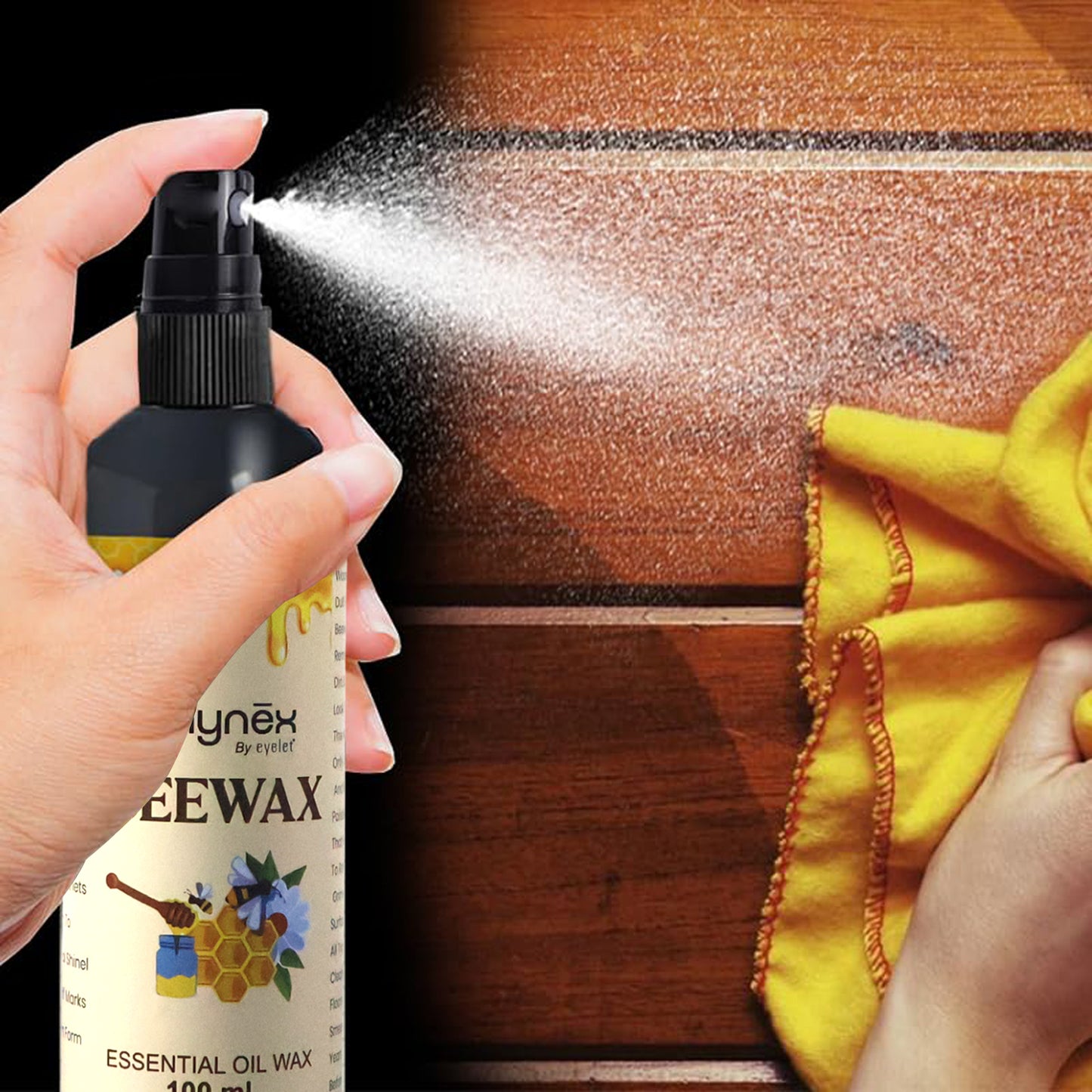 Natural Beeswax Furniture & Leather Polish Spray - 100 ML - Happy Price - Image 4