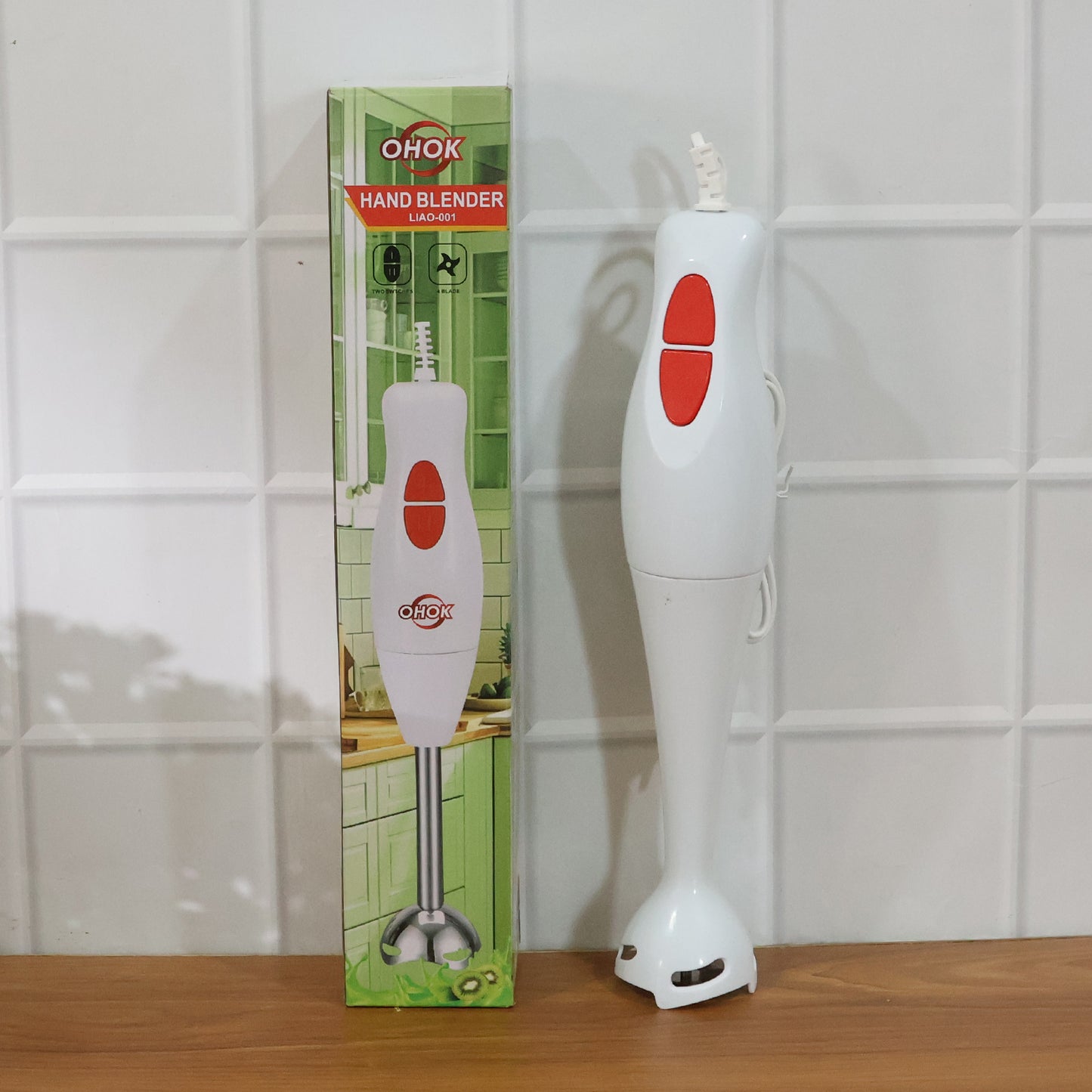 Electric Hand Blender Stick - 1 Pc Stainless Steel Blade Immersion Mixer - Happy Price - Image 7