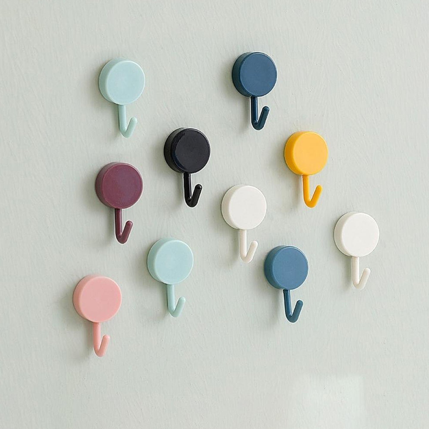 Self Adhesive Sticky Hook Small Wall Hooks ( 10pc ) - Happy Price - Image 3