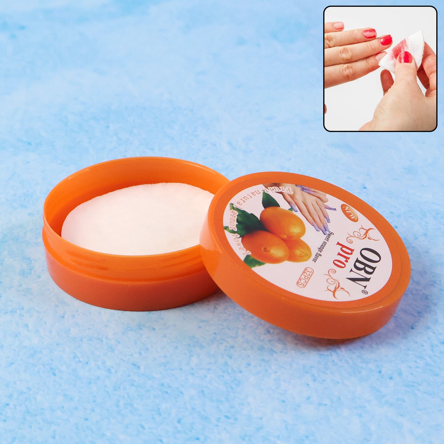 OBI Pro Nail Polish Remover Wipes - 1 Pc Travel Jar, Quick & Gentle - Happy Price - Image 2