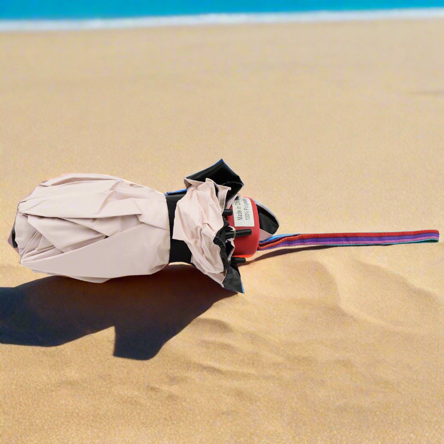 3-fold Sun Rain Protective Solid Foldable Umbrella (1 Pc) - Happy Price - Image 5