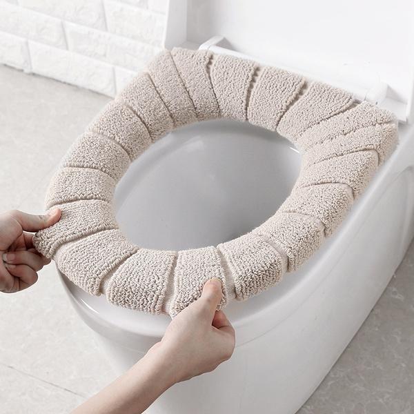 Winter Comfortable Soft Toilet Seat Mat Cover Pad Cushion Plush - Happy Price - Image 2