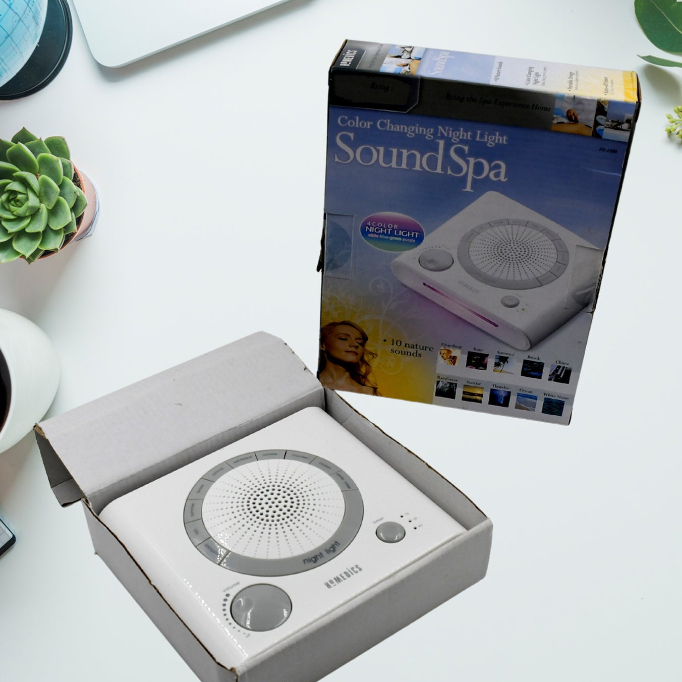 Sleep Therapy Noise Sound Therapy Machine With 8 High-fidelity Soothing Sleeping Anxiety Stress Natural Sounds Battery Or Adaptor Charging Options 3 Auto-off Timer Option - Happy Price - Image 1