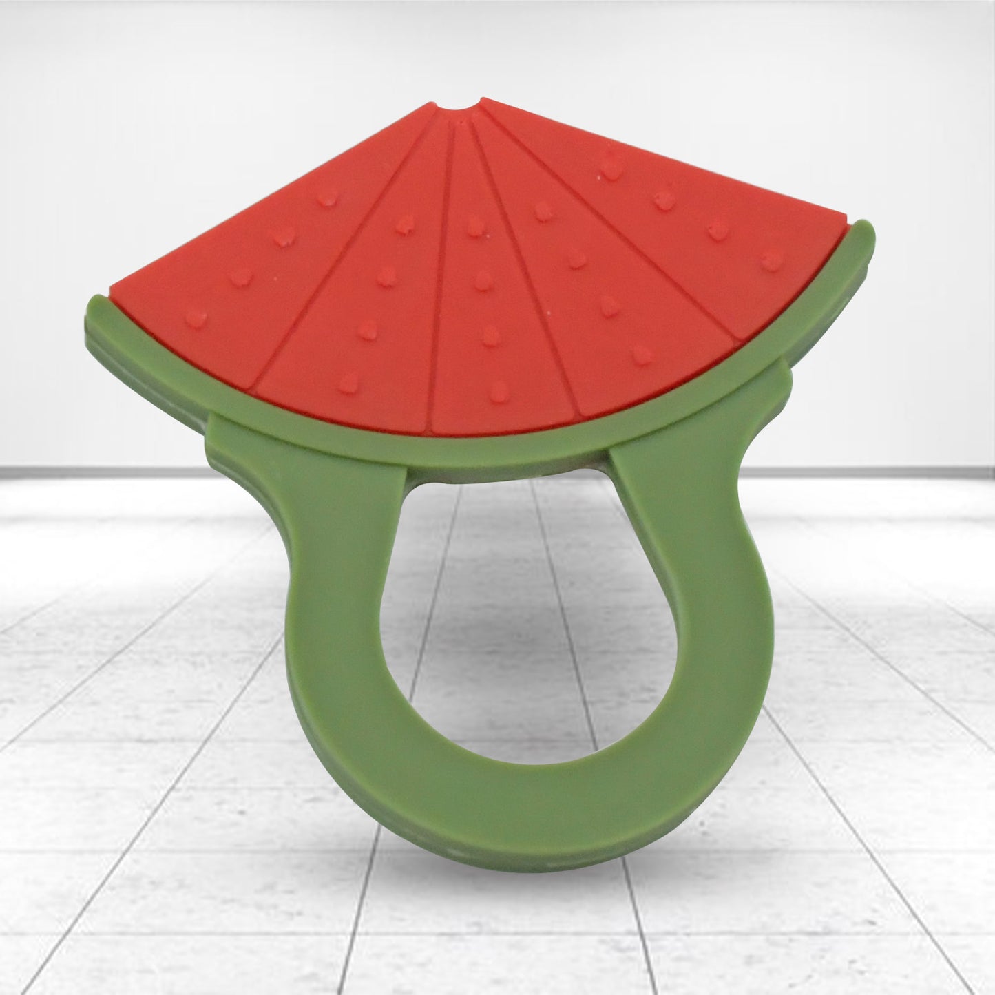 Baby Silicone Teether Fruit Teether For Toddlers100 Food Grade Silicone Teether Non-toxic Latex Free Suitable For Kids Above 3 Months - Grapes Banana Watermelon (1 Pc ) - Happy Price - Image 2