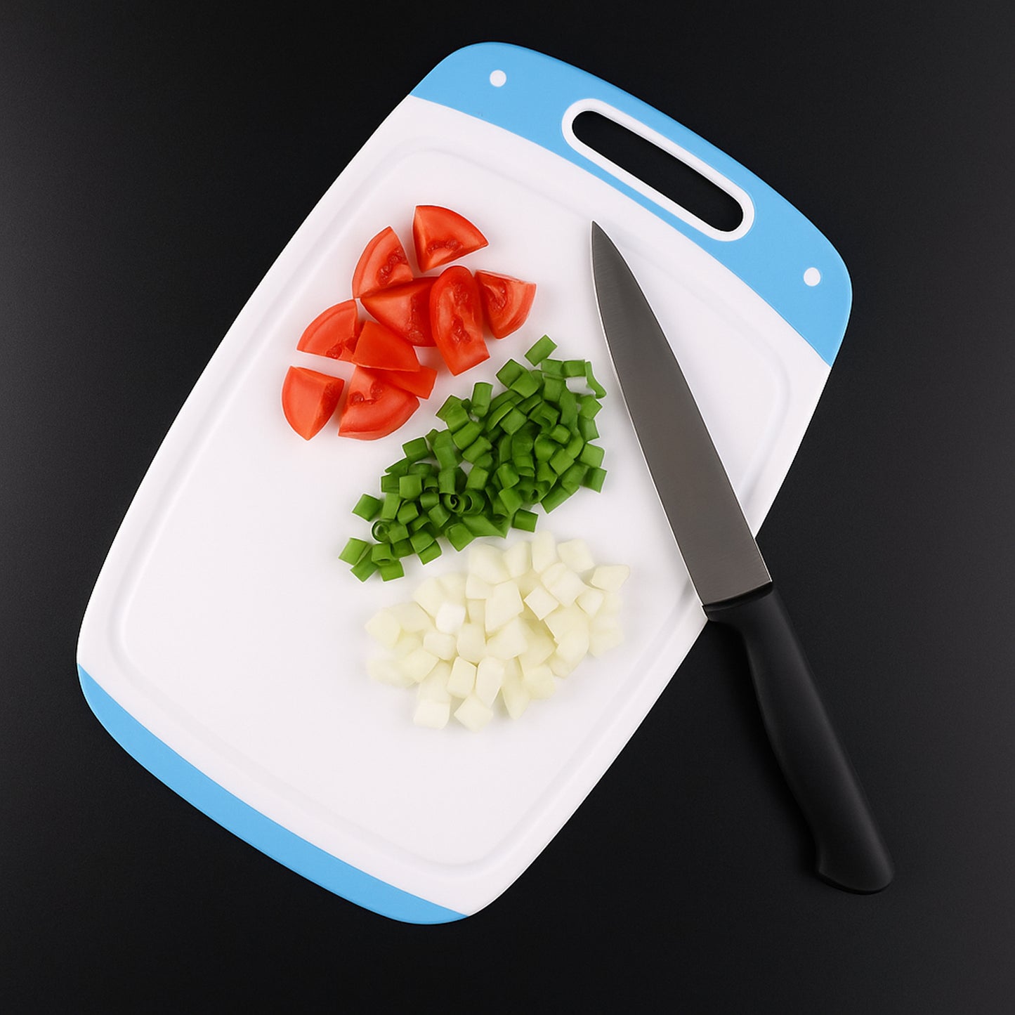 Ganesh Vegetables And Fruits Cutting Chopping Board Plastic Chopper Cutter Board (1 Pc) - Happy Price - Image 3