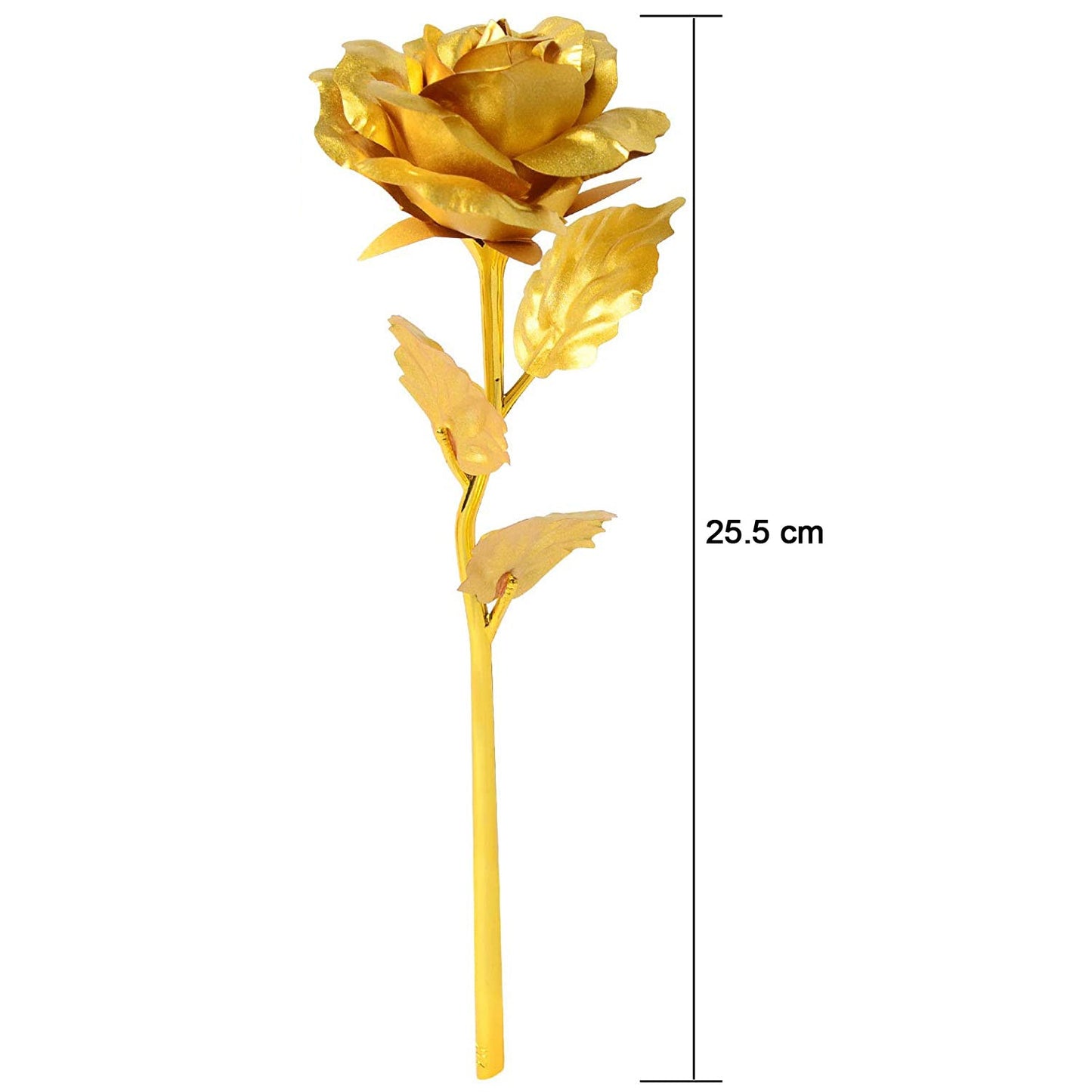 0879 B Golden Rose Used In All Kinds Of Places Like Household Offices Cafes Etc. For Decorating And To Look Good Purposes And All. - Happy Price - Image 4