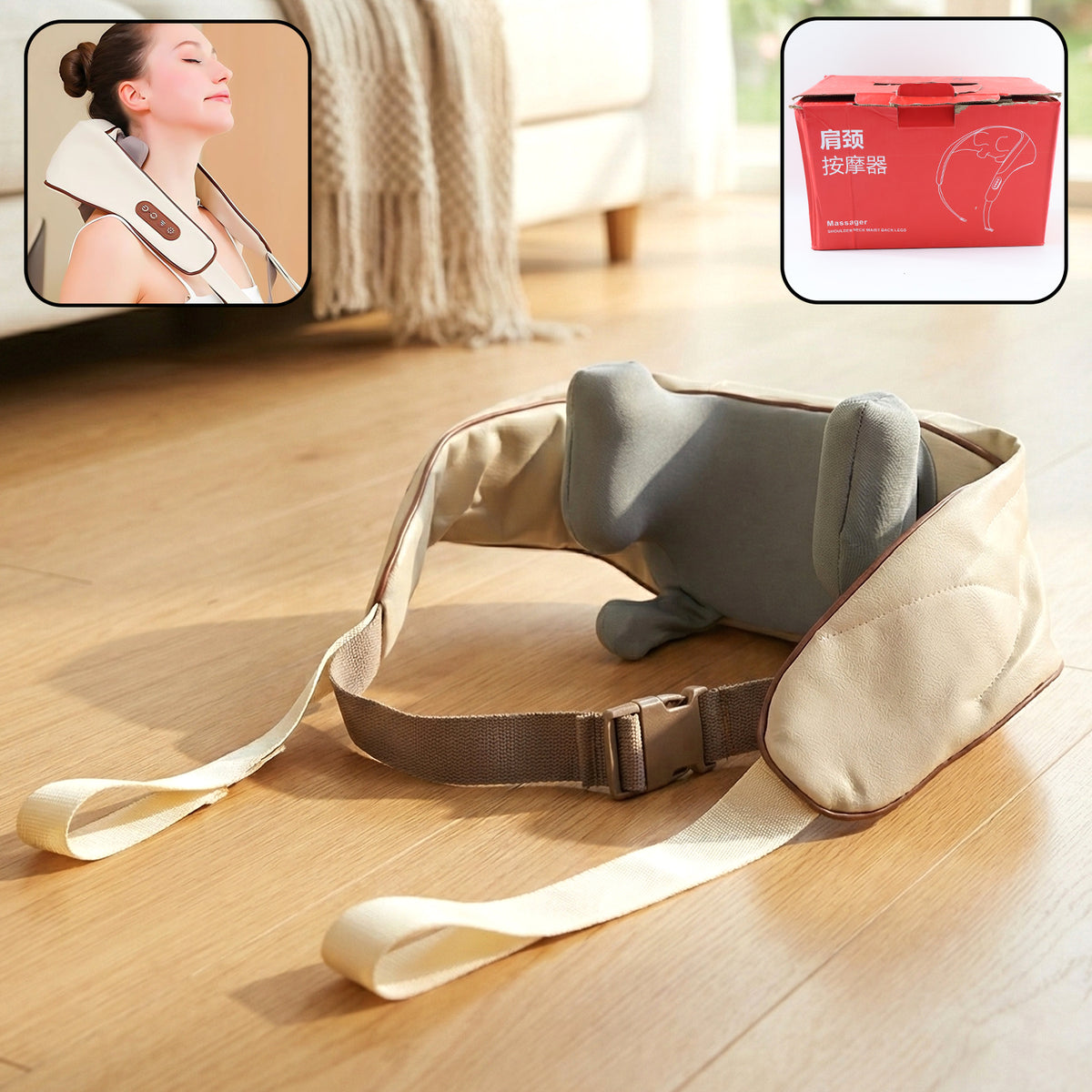Adjustable Neck & Shoulder Comfort Belt for Pain Relief (1 Pc) - Happy Price - Image 2