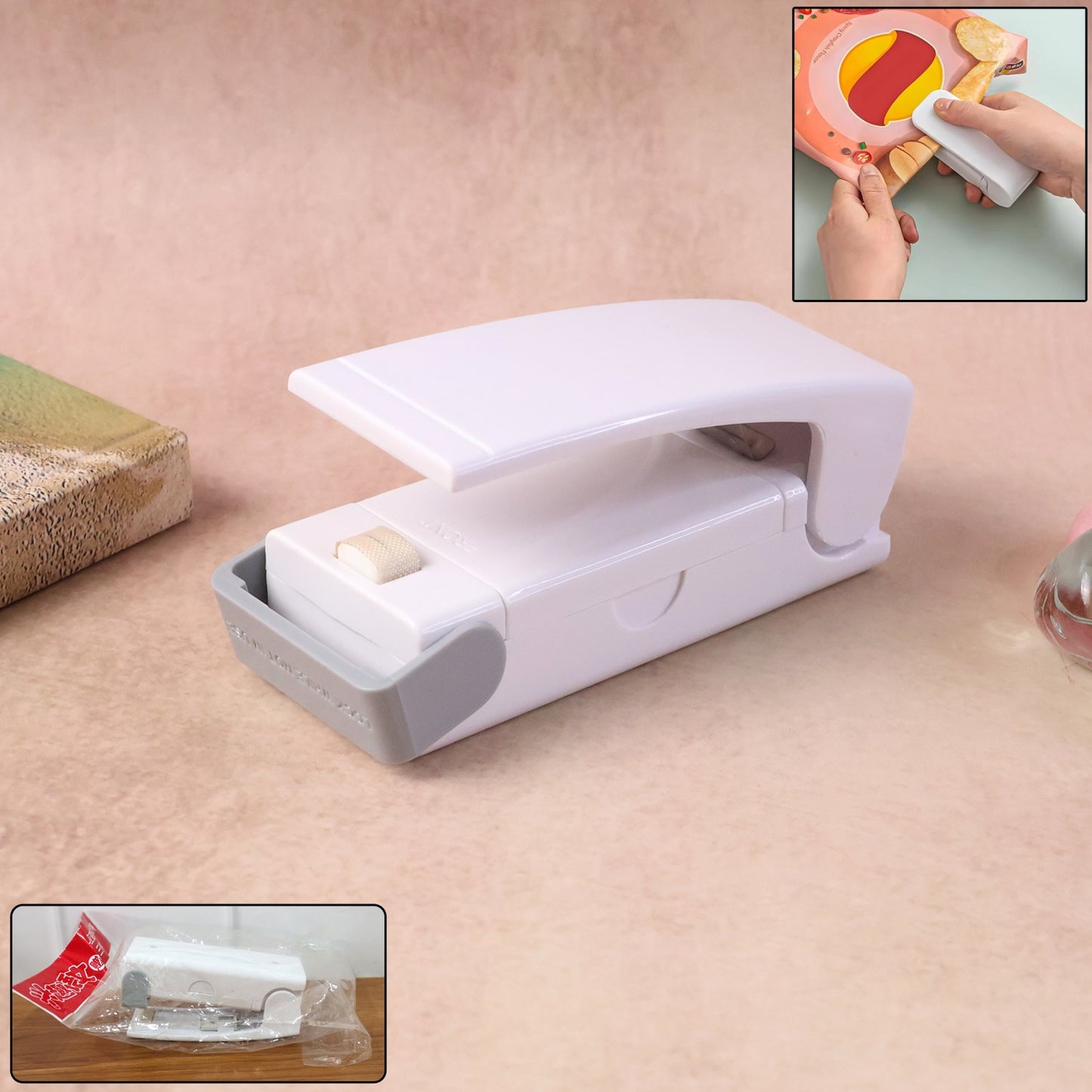 Portable Mini Heat Sealer Machine for Plastic Bags - 1 Pc - Happy Price - Image 2