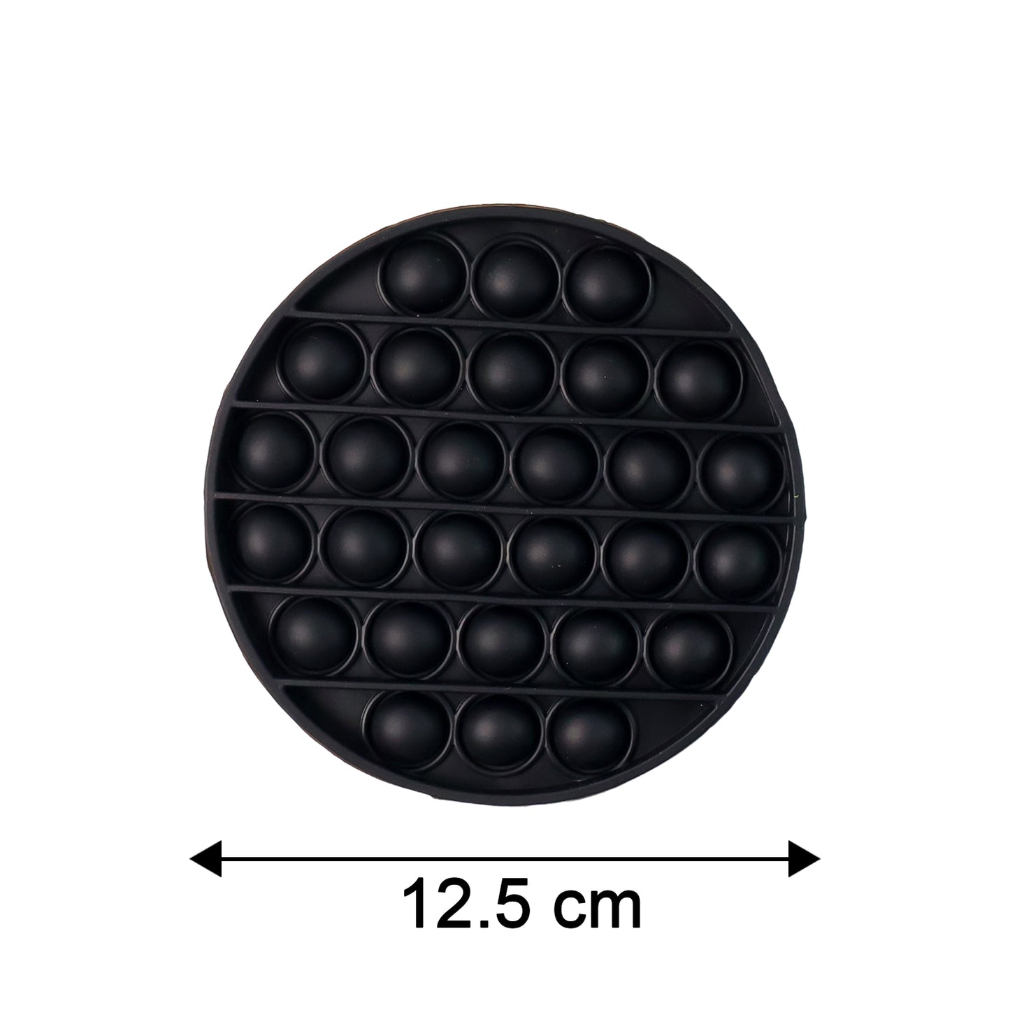 Round Silicone Pop It Fidget Toy for Stress Relief - 1 Pc - Happy Price - Image 4