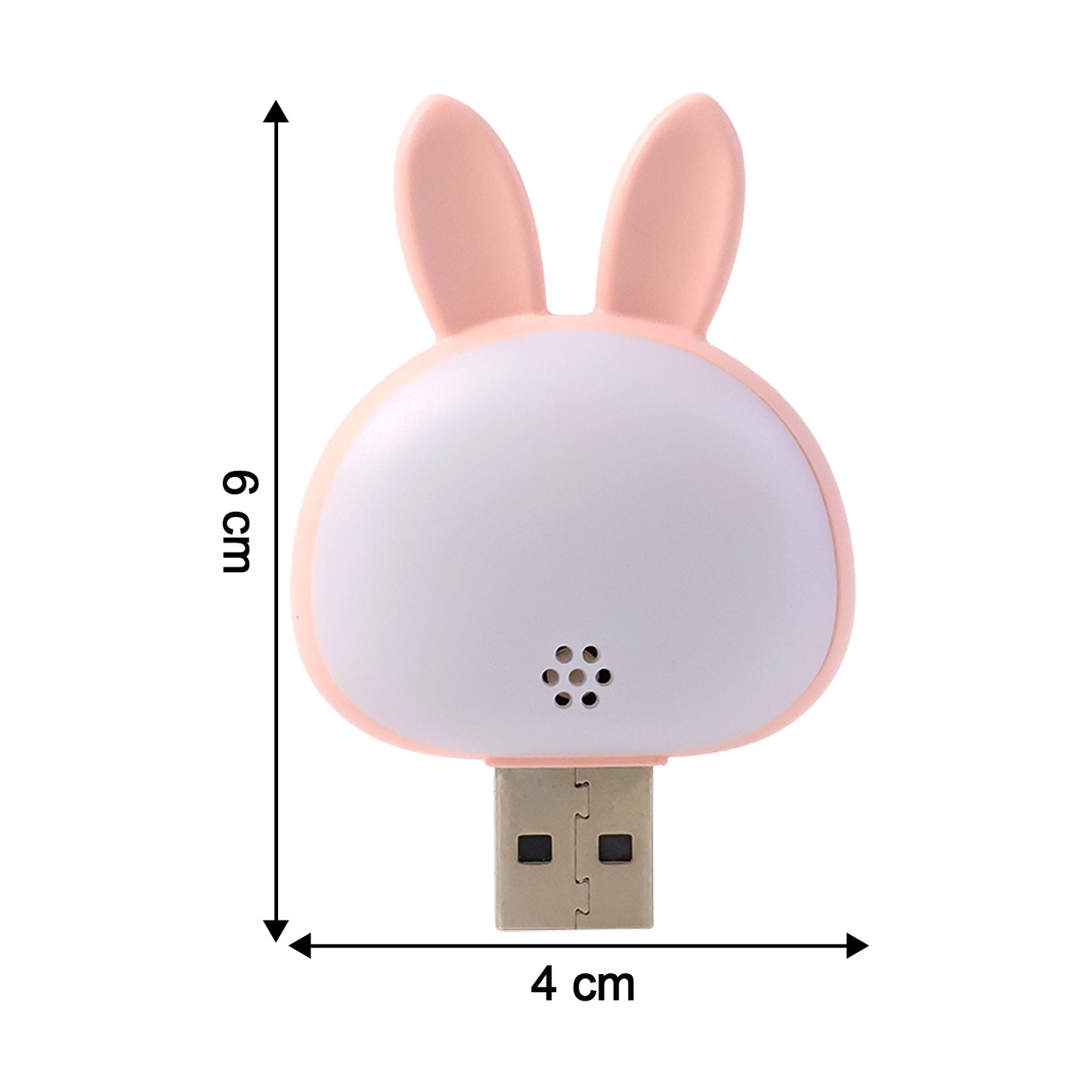 USB Rabbit Night Light with Sound Activation - Plug-in LED Ambient Lamp for Kids Rooms & Bedrooms - Happy Price - Image 4