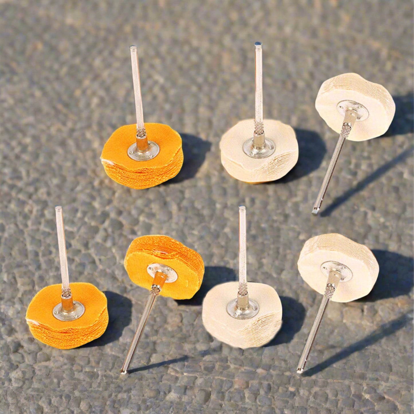 Polisher Buffer Wheel Polishing Buffing Pad Brush For Rotary Drill Bit (7 Pcs Set) - Happy Price - Image 2