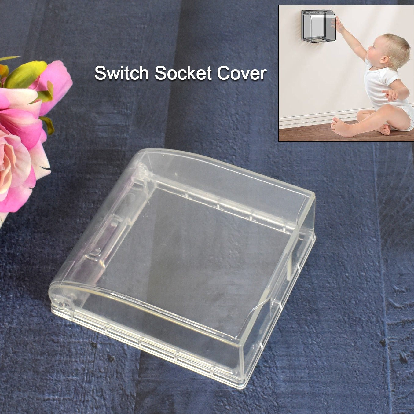 Weatherproof Outlet Cover Outdoor Plug And Receptacle Protector For Bathroom Clear (1 Pc) - Happy Price - Image 1