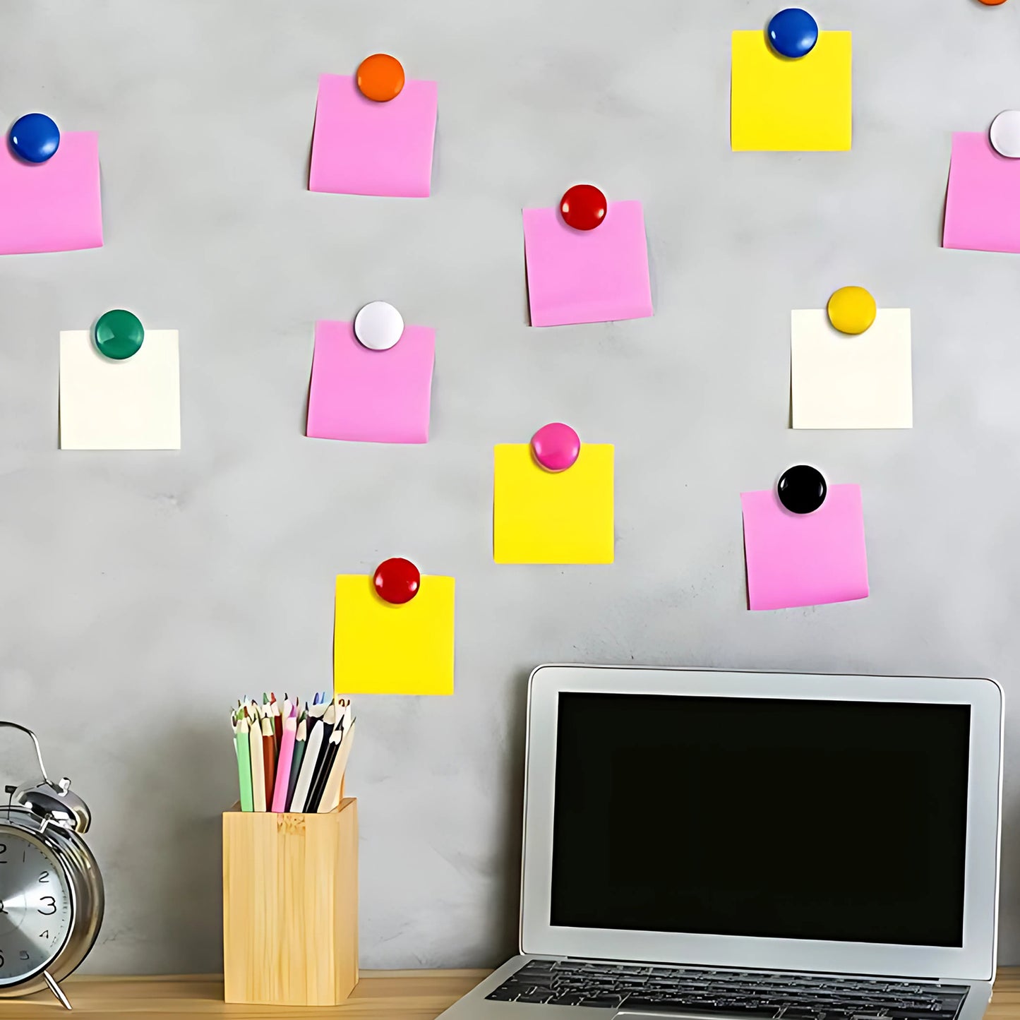 Green Circular Plastic Board Magnets - 30mm (1 Pc) - Happy Price - Image 3