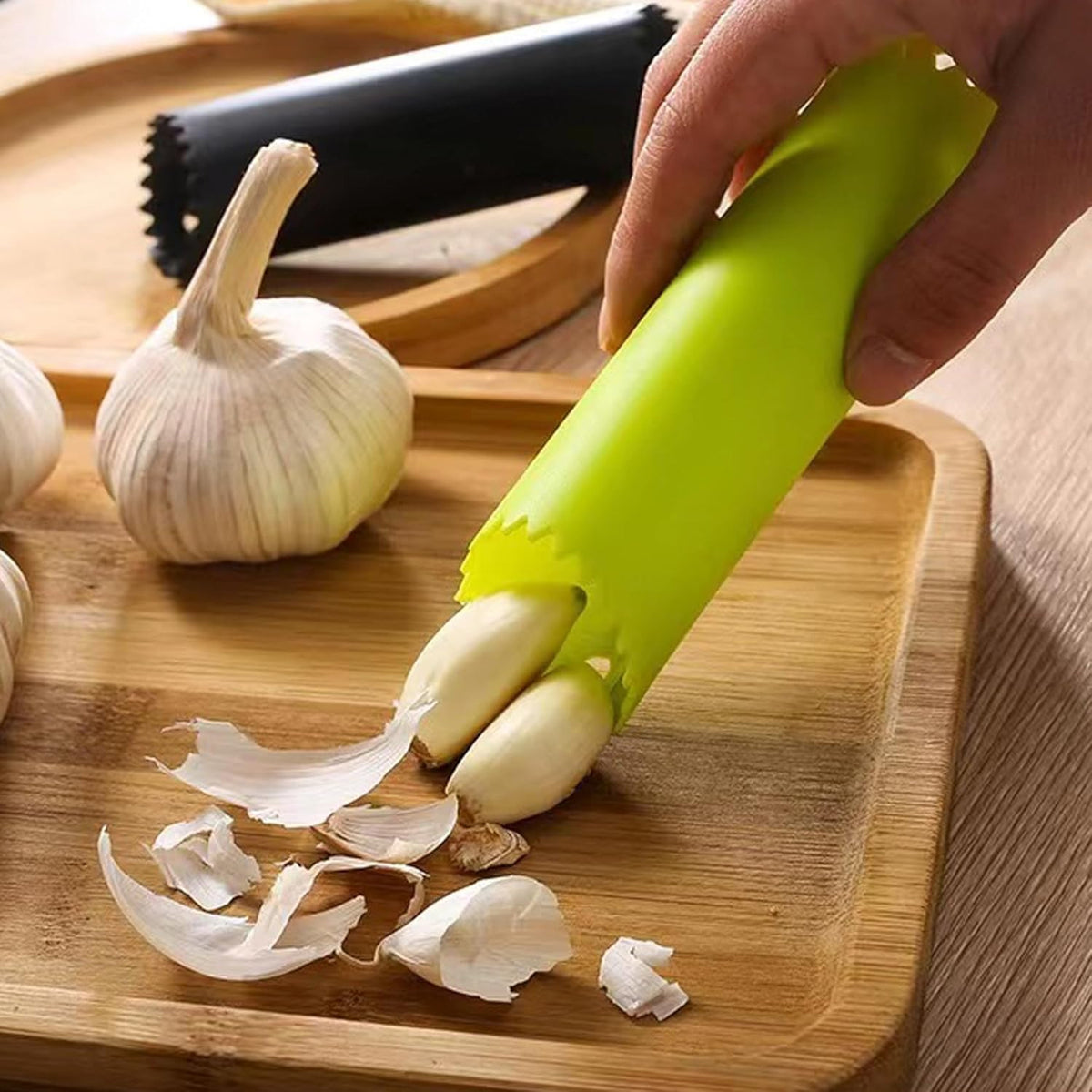 Silicone Garlic Peeler Tube for Quick Skin Removal (1 Pc) - Happy Price - Image 5